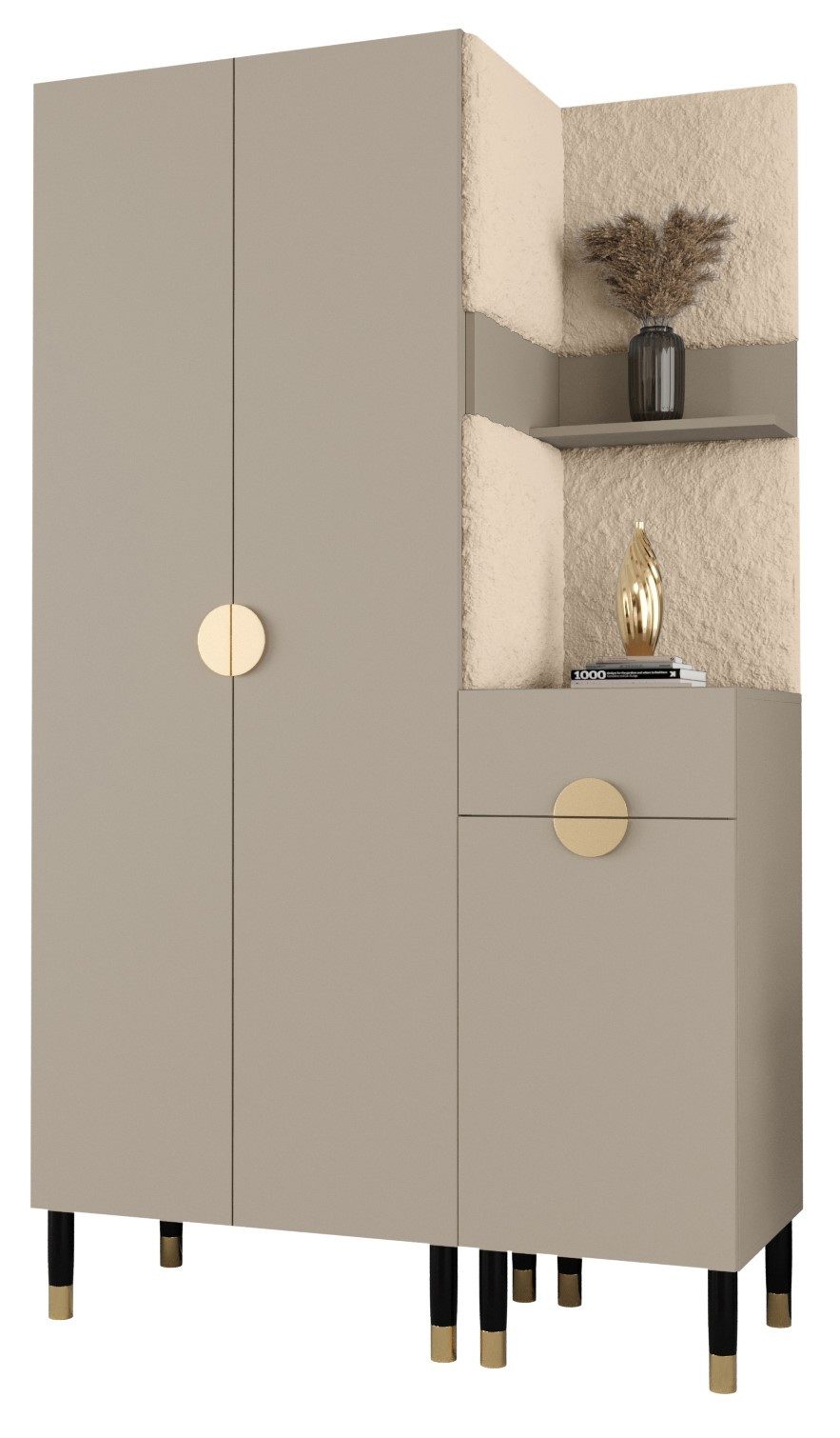 ABIKS MÖBEL Kompaktgarderobe PALERMO Set 6 günstig online kaufen