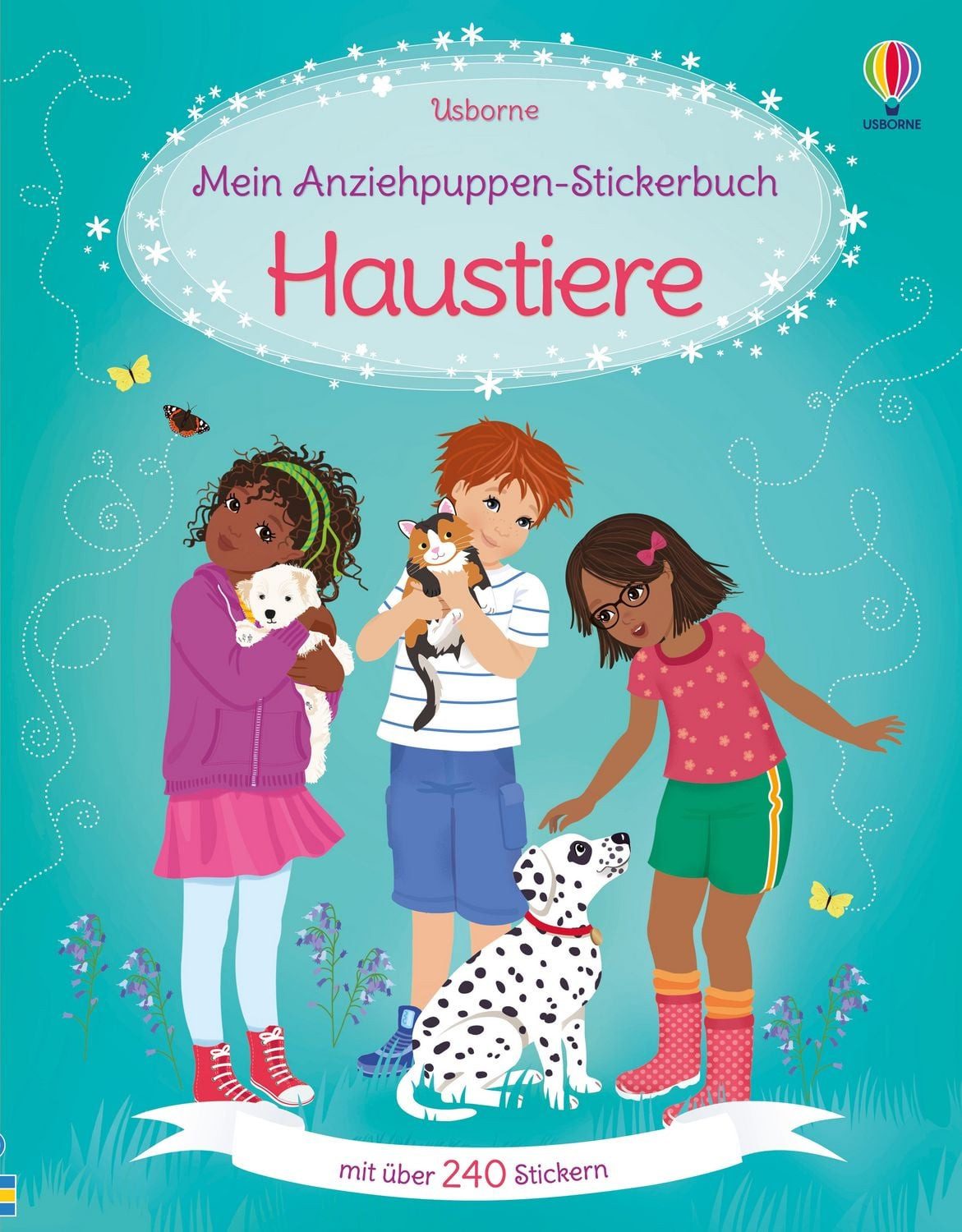 Mein Anziehpuppen-Stickerbuch: Haustiere / diverse