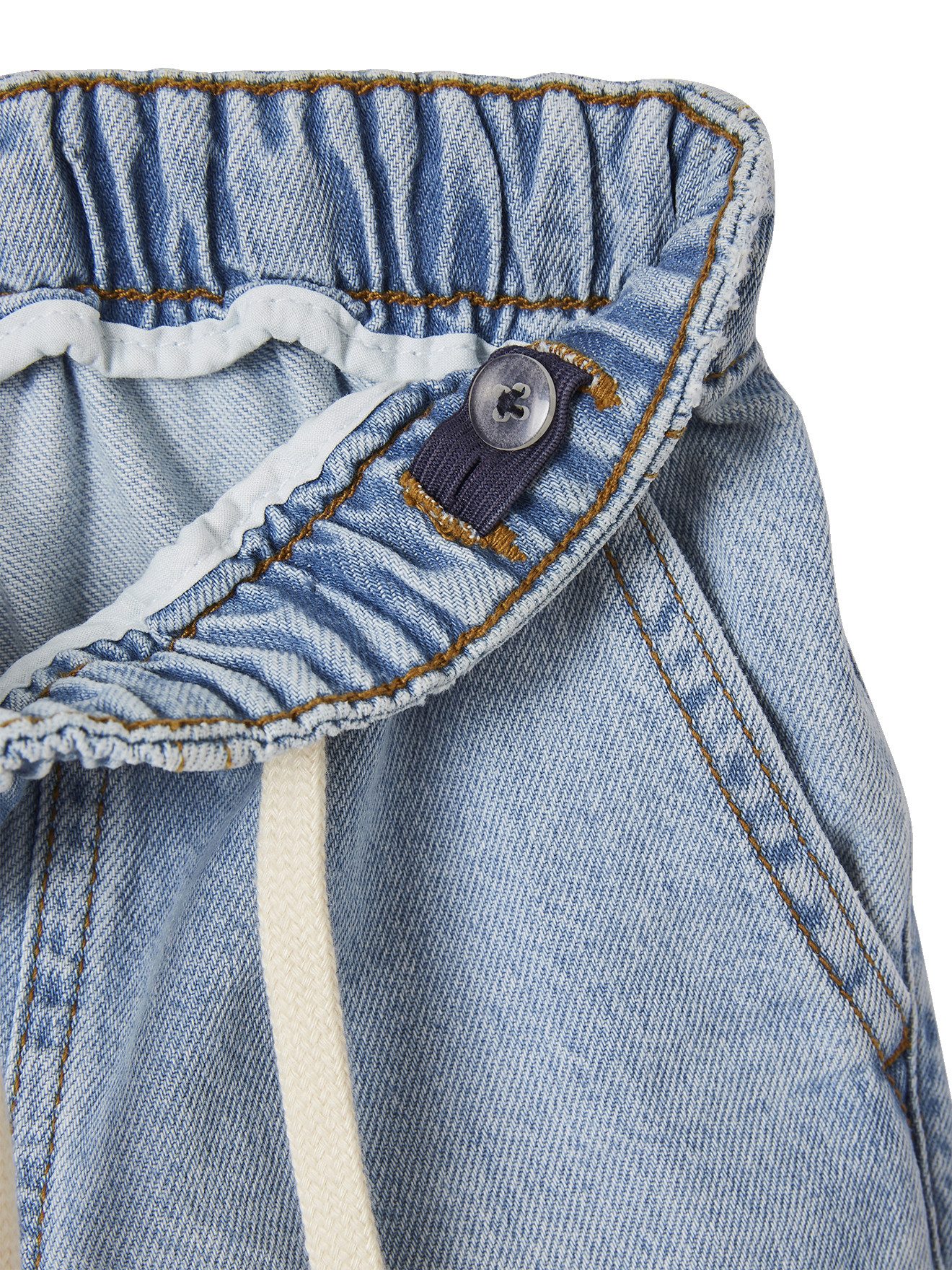 vertbaudet Weite Jeans Weite Jungen Jeans mit Dehnbund Bundweite verstellbar – Bild 4 von 5