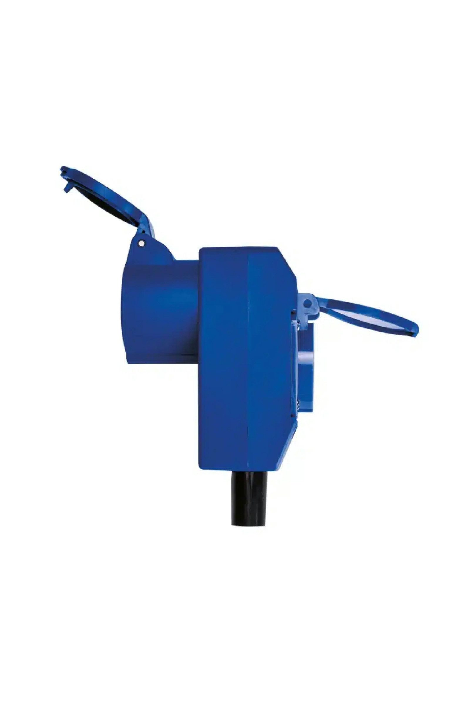 SilverCrest CEE-Stecker Silvercrest CEE Winkeladapter Spritzwassergeschützt IP44 Außenbereich, geringer Platzbedarf