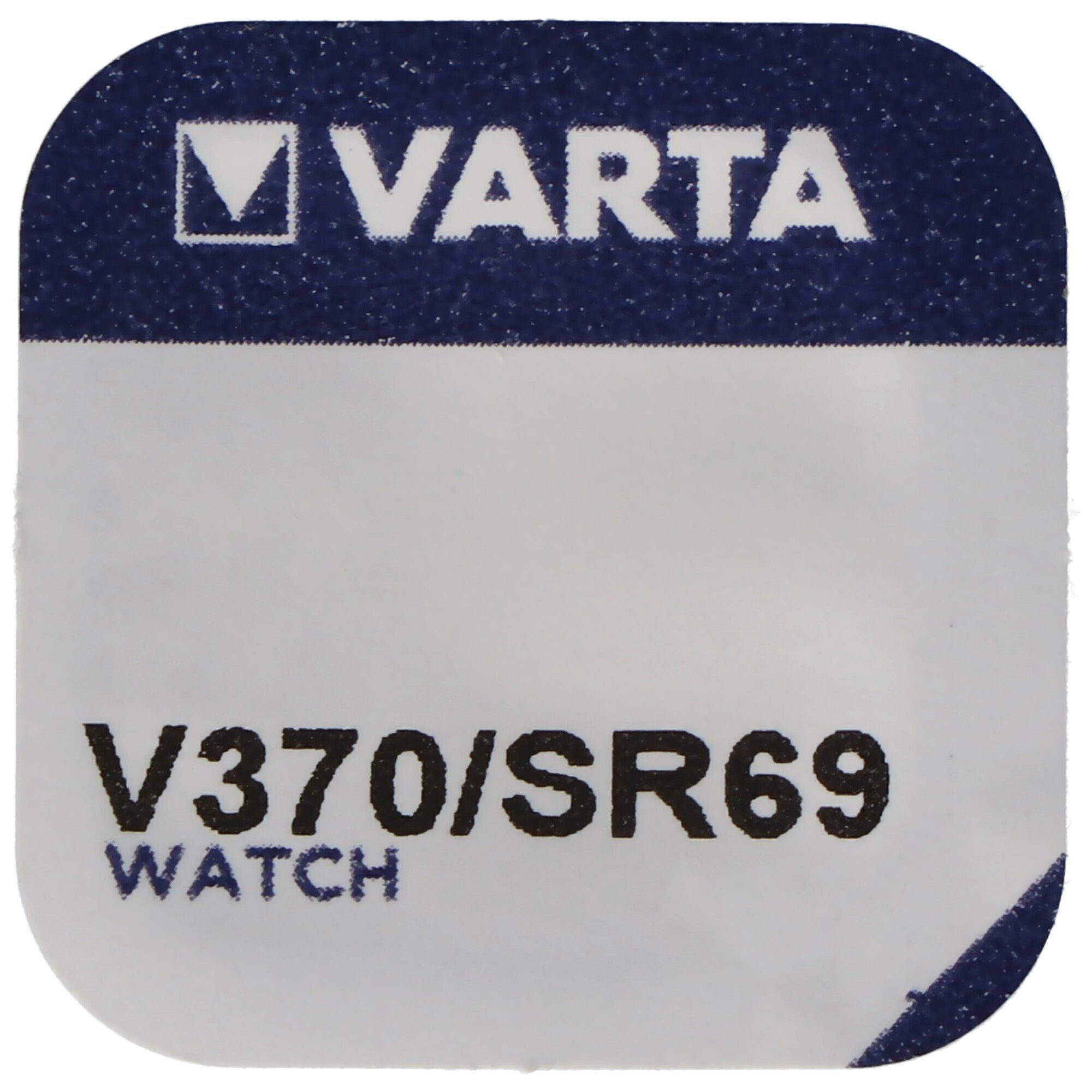 Knopfzelle, Knopfzelle 370, SR920W VARTA Varta V) V370, (1,6 für SR69, Uhren etc.