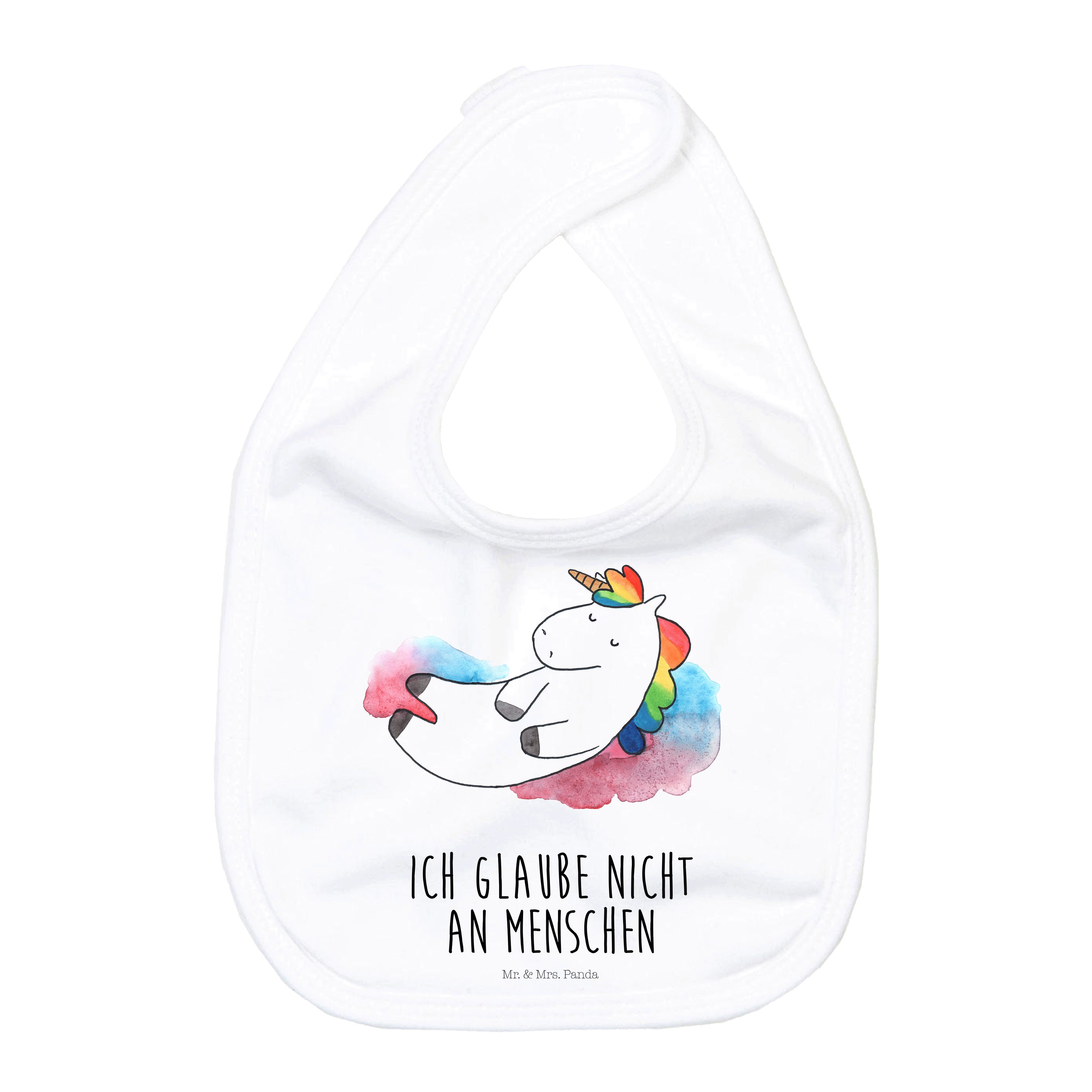 Tragetuch Einhorn Wolke 7 - Weiß - Geschenk, Lätzchen, Einhorn Deko, Geschenk z