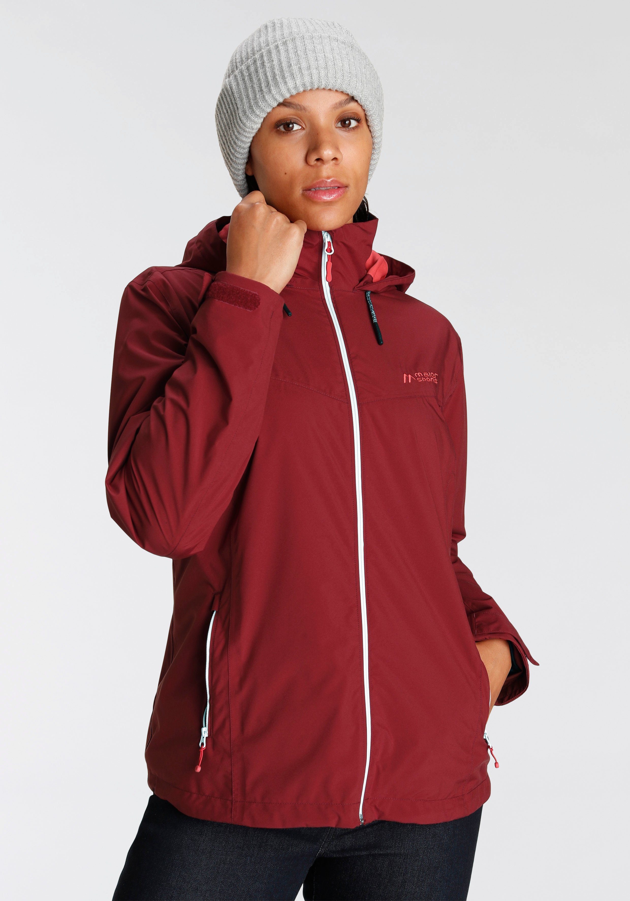 Maier Outdoorjacke rost-rot Übergangsjacke, Wasserdichte erhältlich auch in Sports Größen großen