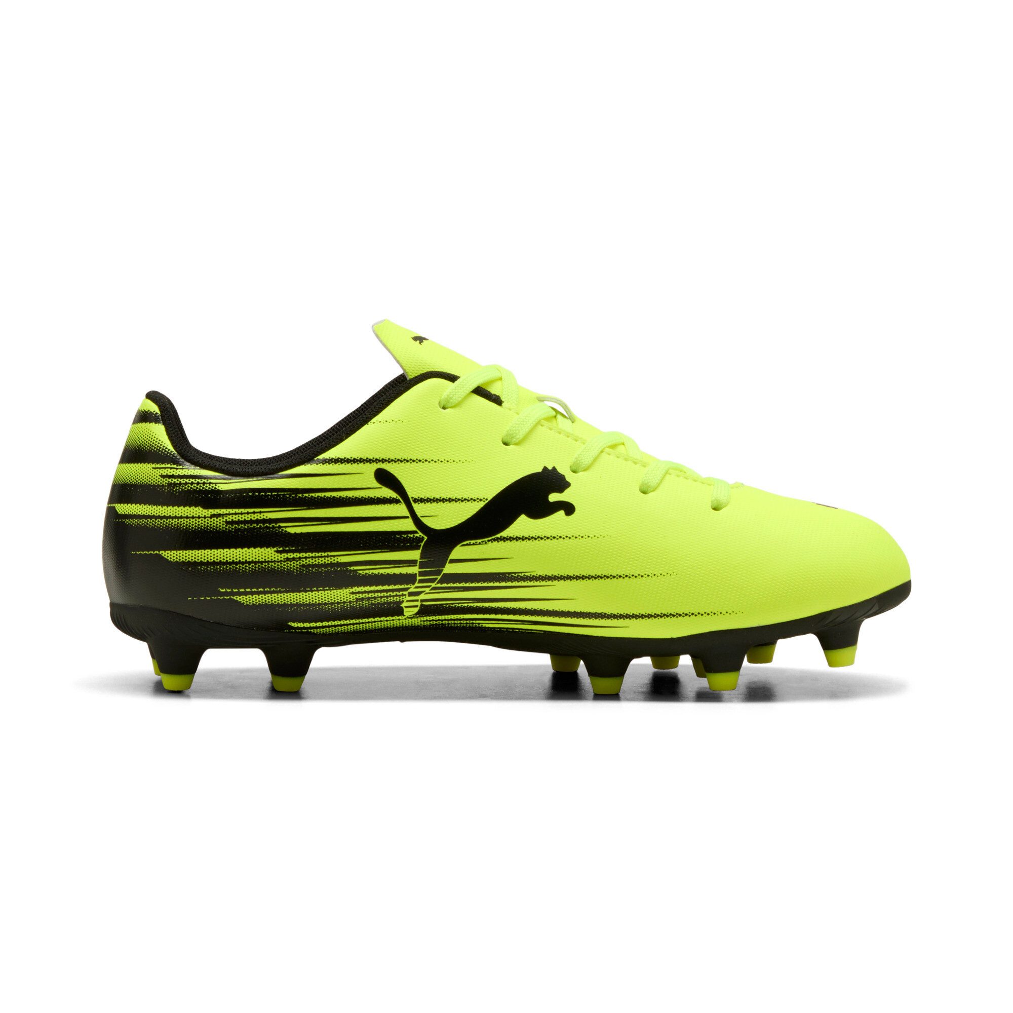 PUMA ATTACANTO II FGAG JR Fußballschuh mit Nockenprofil für Rasen- und Kunstrasenplätze, mit Schnürung
