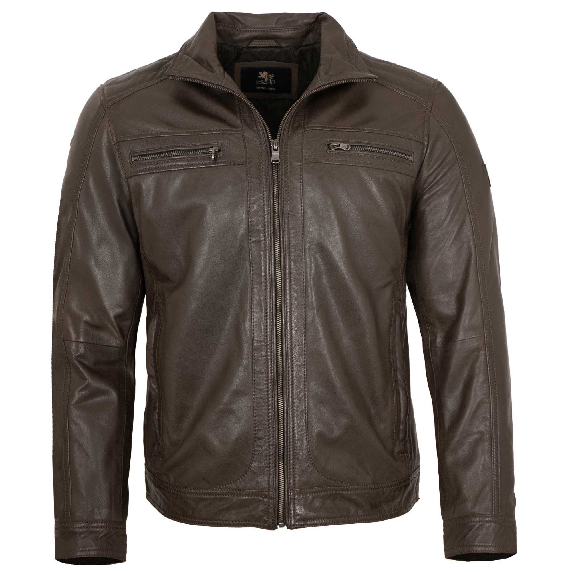 Otto Kern Lederjacke Men-105 OTTO KERN- Herren Lederjacke Lammnappa dunkelb günstig online kaufen