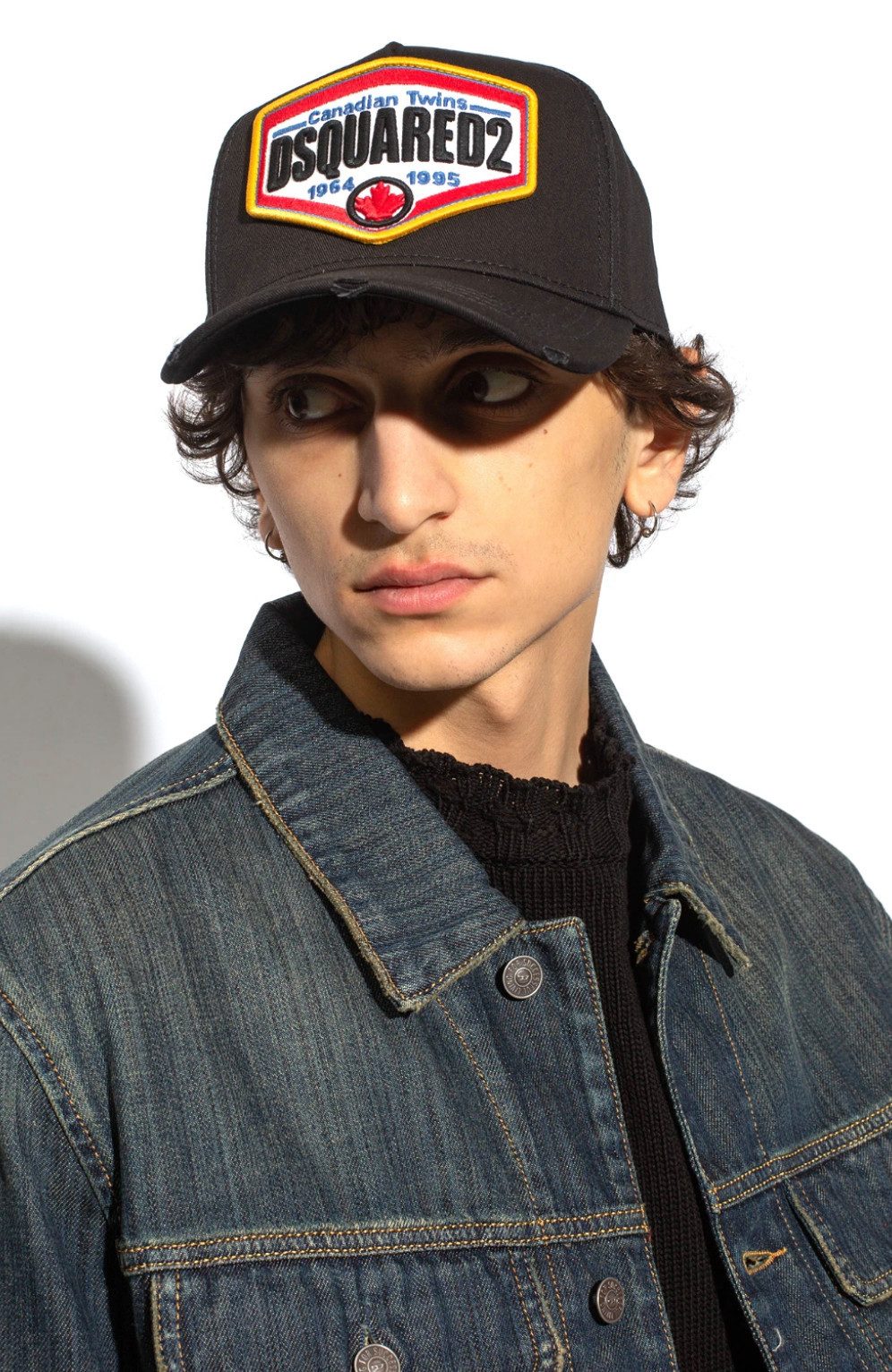 Dsquared2 Baseball Cap Basecap Icon Retro Patch Logo Baseballcap Mütze Markante Logo-Stickereien oder Signature-Patches