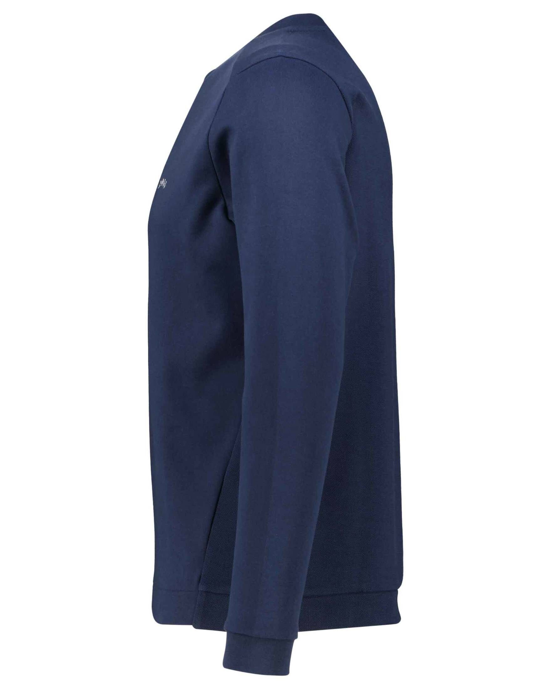 (1-tlg) SALBO Sweatshirt (236) BOSS Sweatshirt CURVED Herren navy