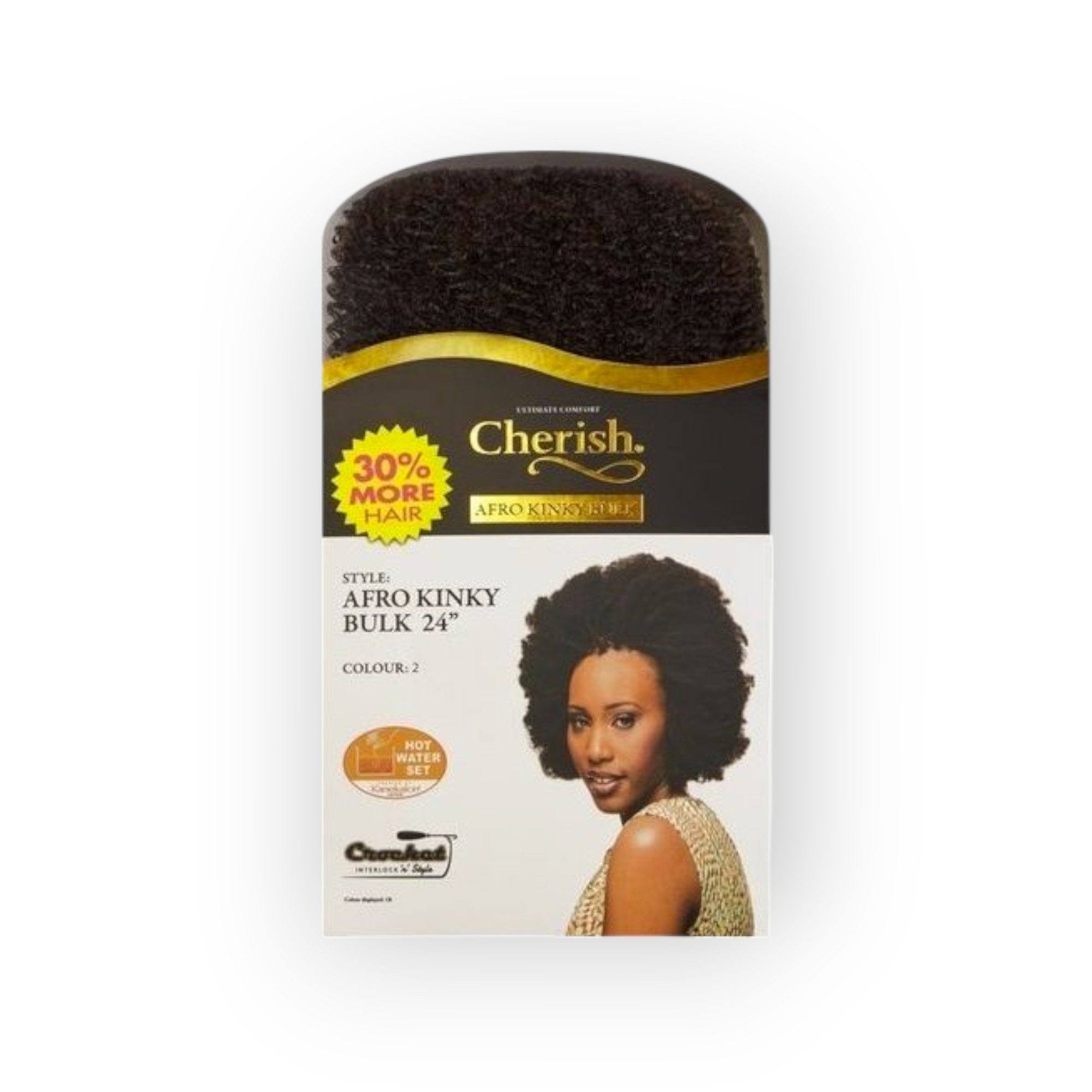 Mamado Kunsthaar-Extension Cherish Bulk - Afro Kinky Bulk 24"