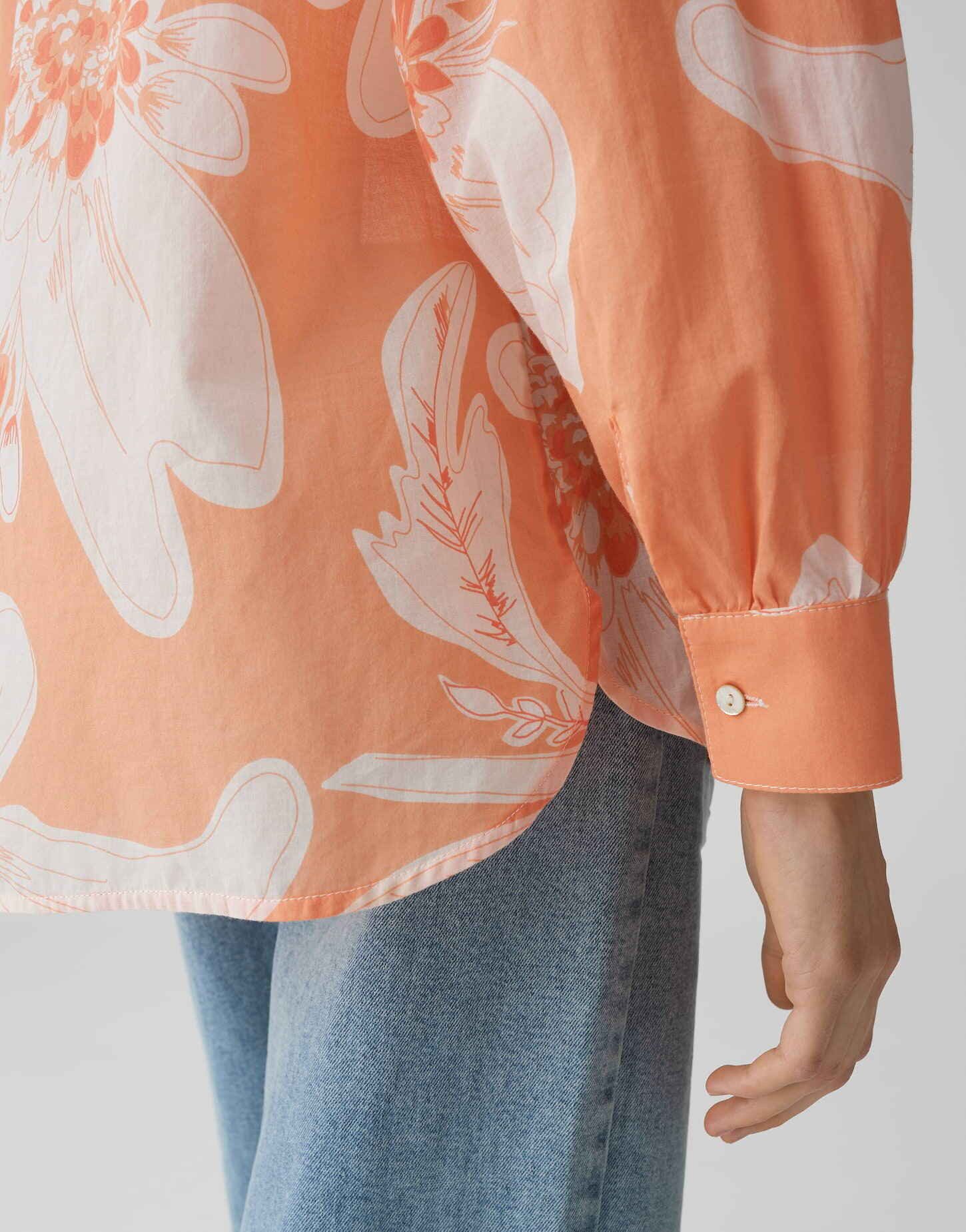 OPUS Longbluse FUMINE BOHÈME Regular mit floralem Print