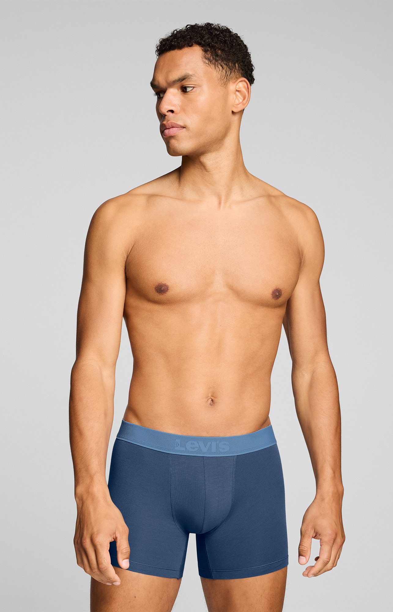 Levi's® Boxershorts LEVIS MEN TWILL WB BOXER BRIEF 2P (2er Pack) ohne Eingriff, Stretchbund
