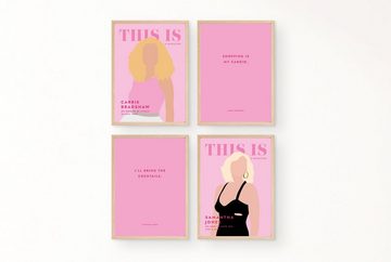 MOTIVISSO Poster Sex And The City - This Is A Magazine - Samantha Jones
