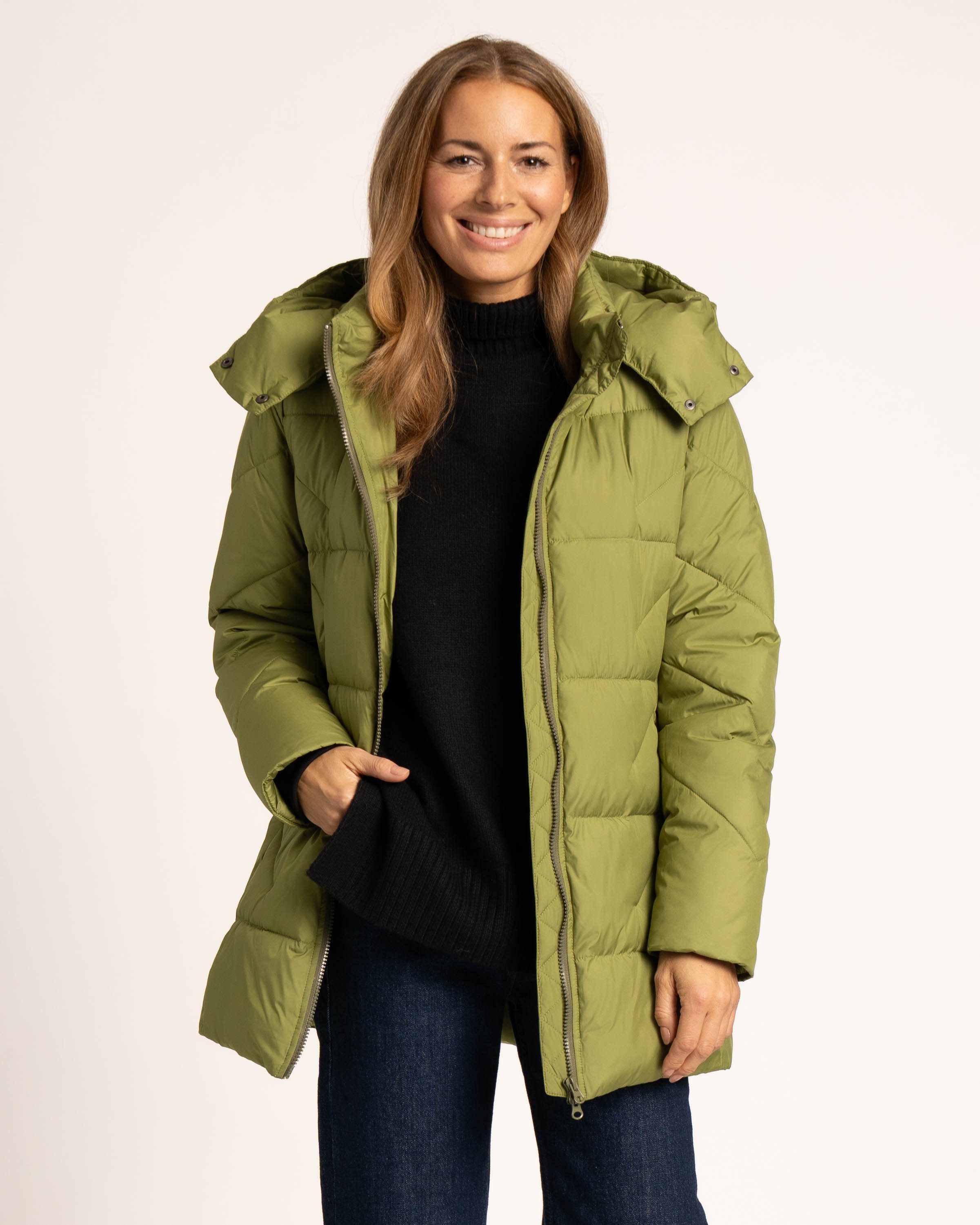 WEGA Green Goose Steppmantel Calistea