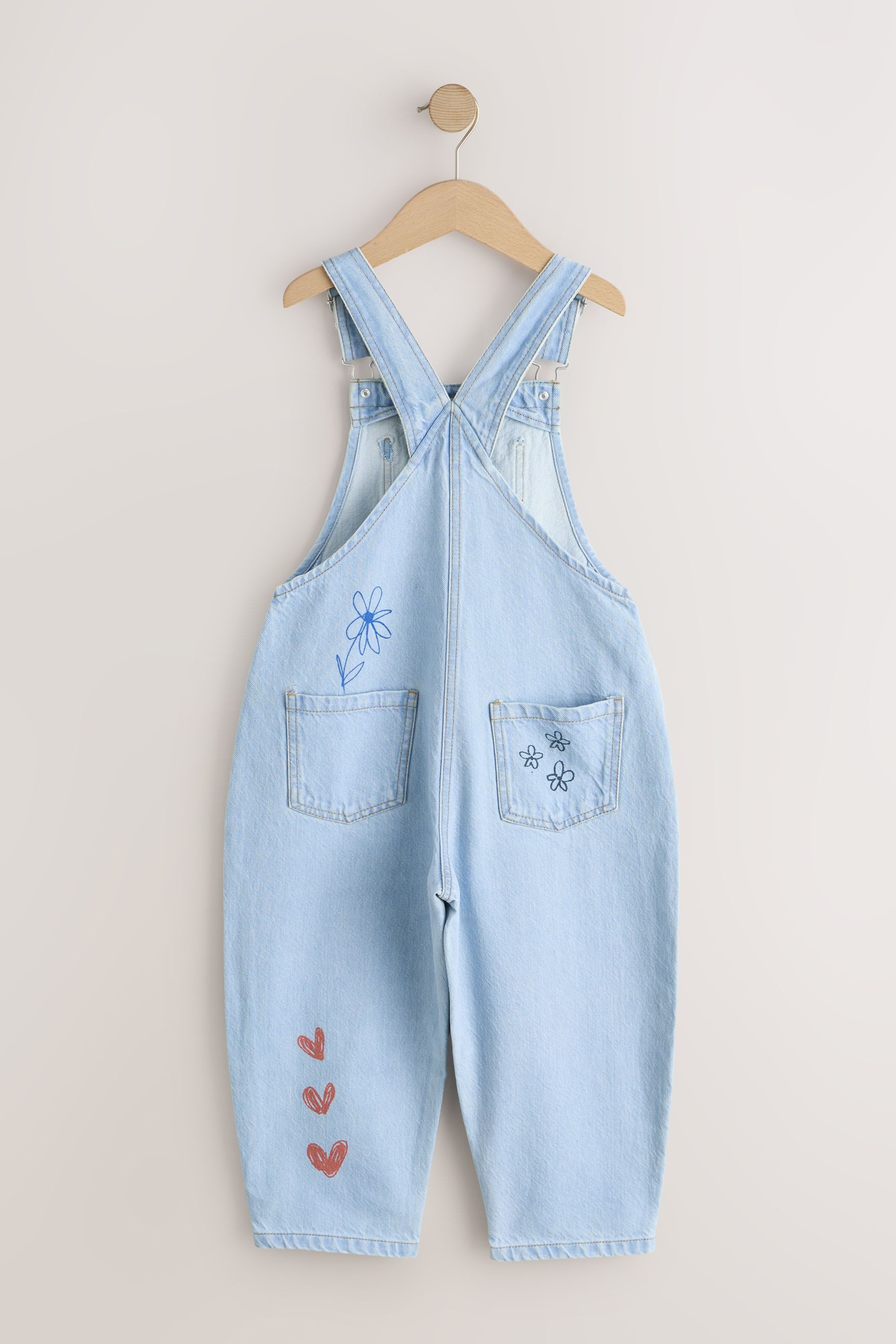 Next Jeanslatzhose Bedruckte Latzhose (1-tlg)