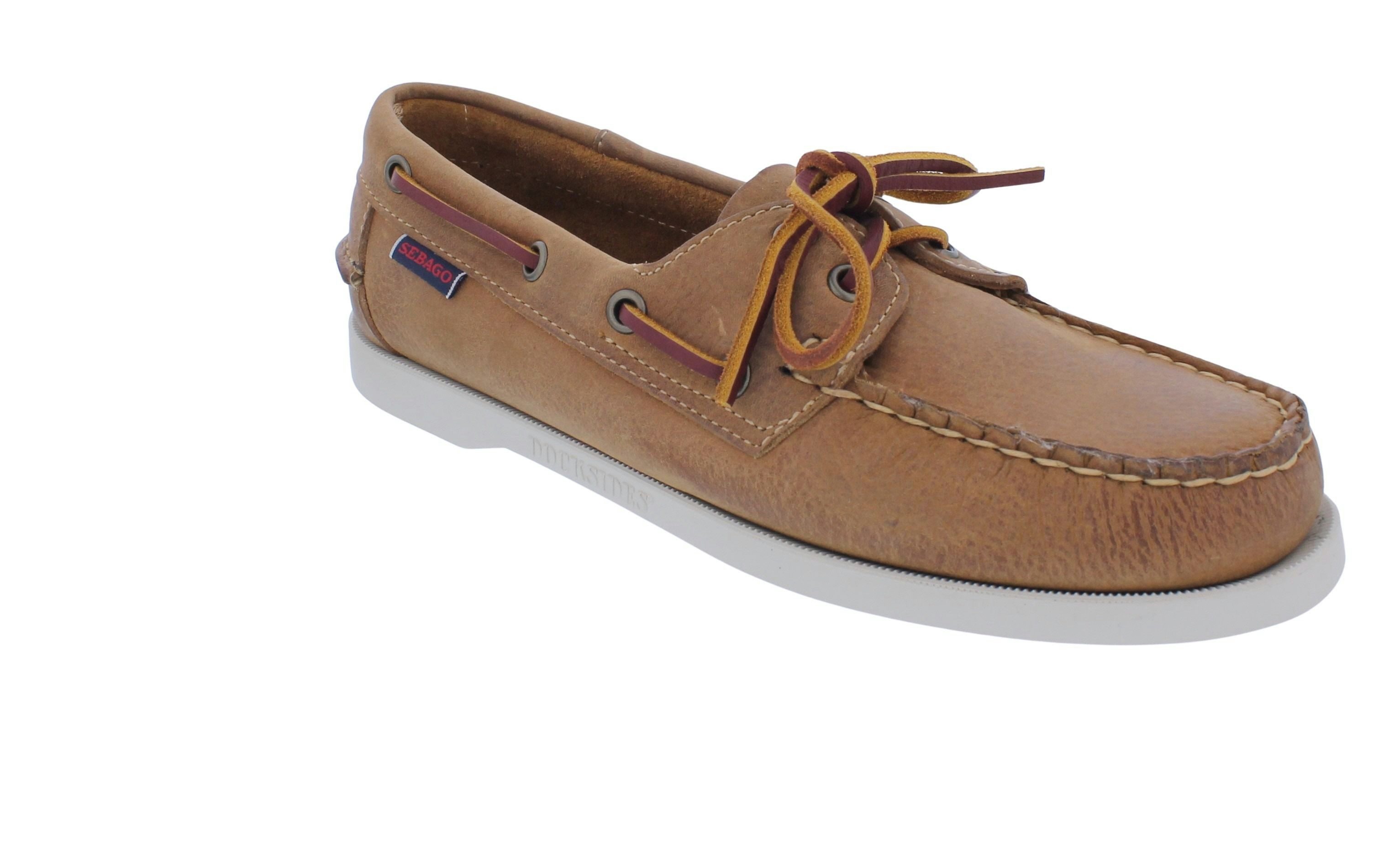 Sebago Sebago Docksides® Segelschuhe Crazy Horse Woman 7001E40-912, Fettleder Bootsschuh