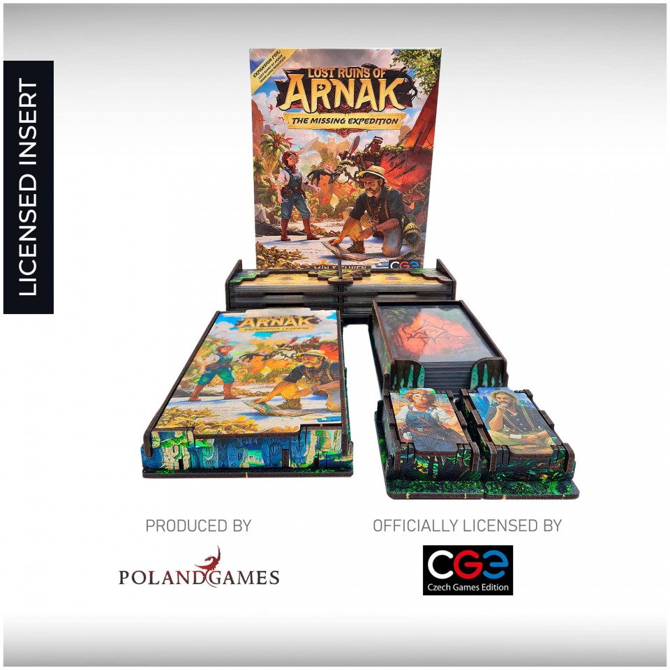 e-Raptor Spiel, Insert - Arnak - The Missing Expedition - UV Print