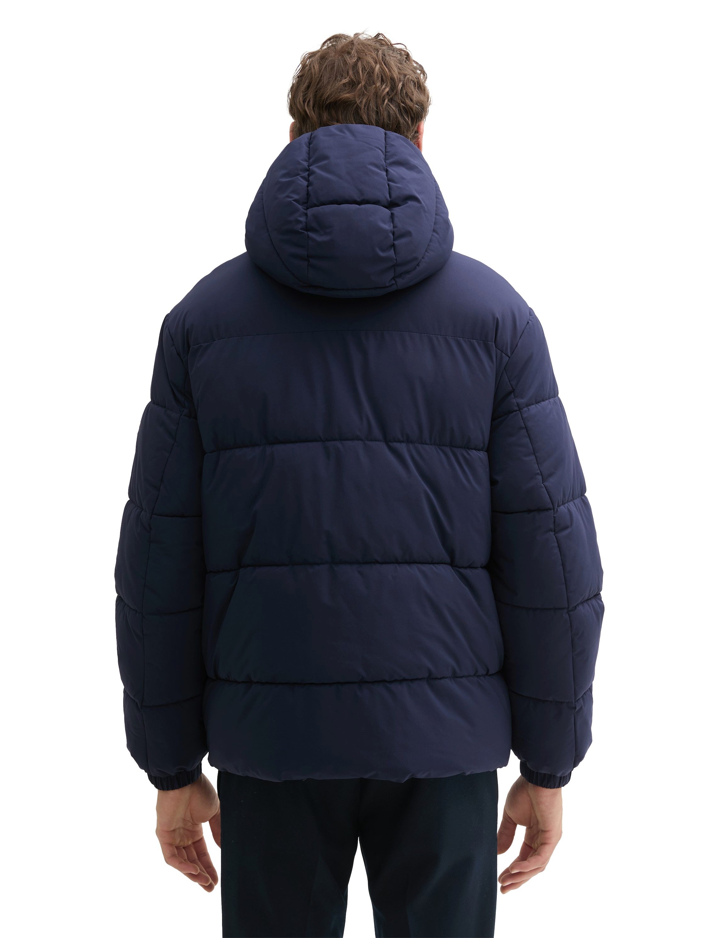 TOM TAILOR Denim Steppjacke mit Kapuze günstig online kaufen