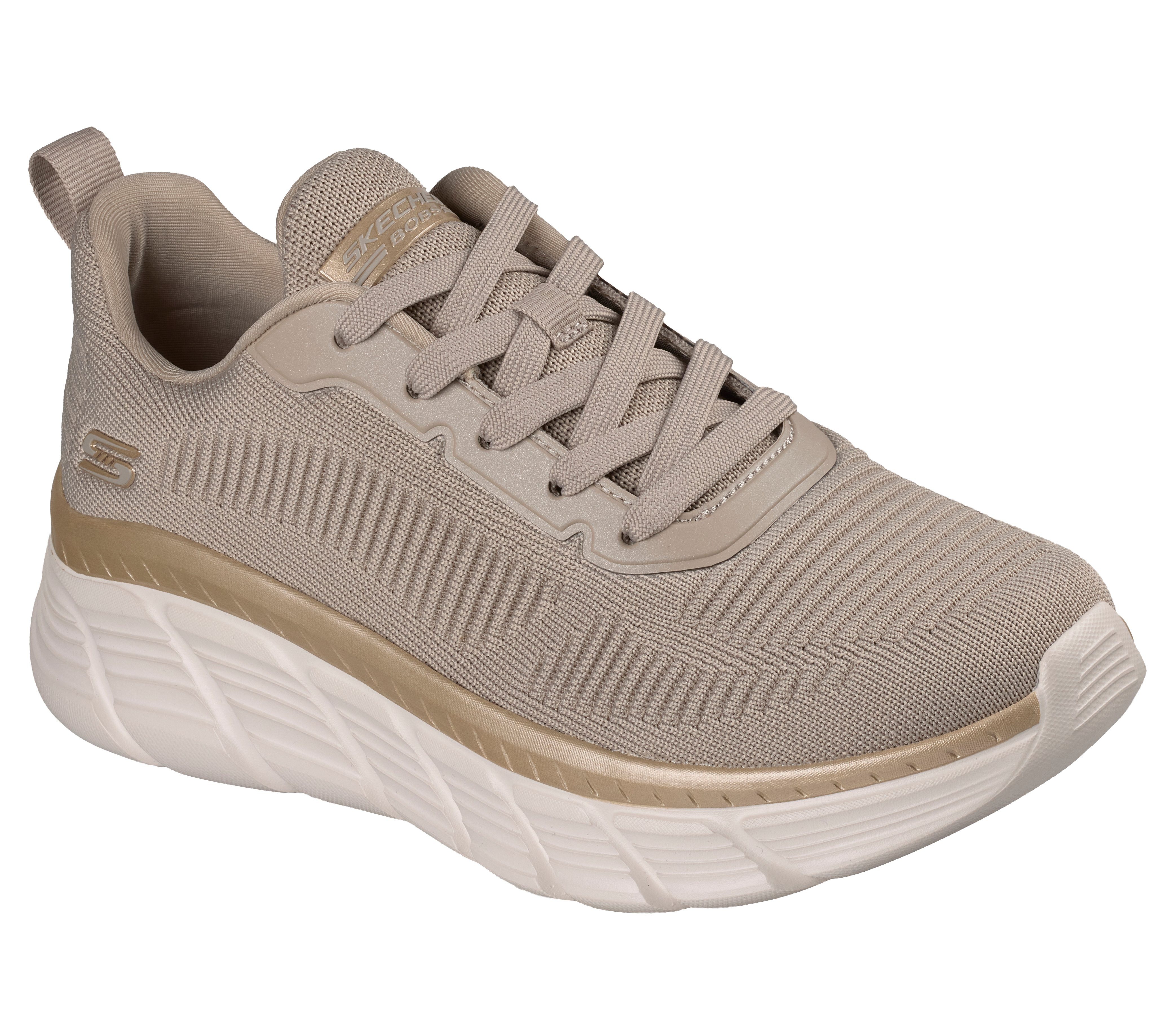 Skechers BOBS B FLEX HI-FLYING HI Sneaker, Trainingsschuh, Schnürschuh, Freizeitschuh in veganer Verarbeitung