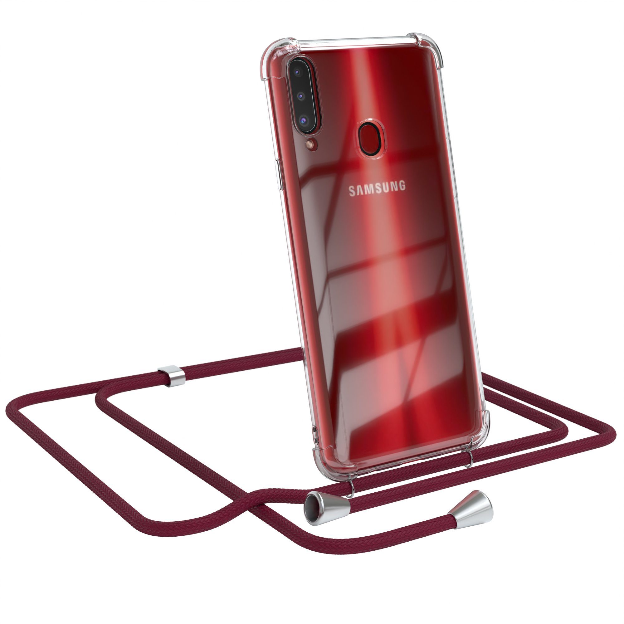 Handykette Hülle mit Kette für Samsung Galaxy A20s