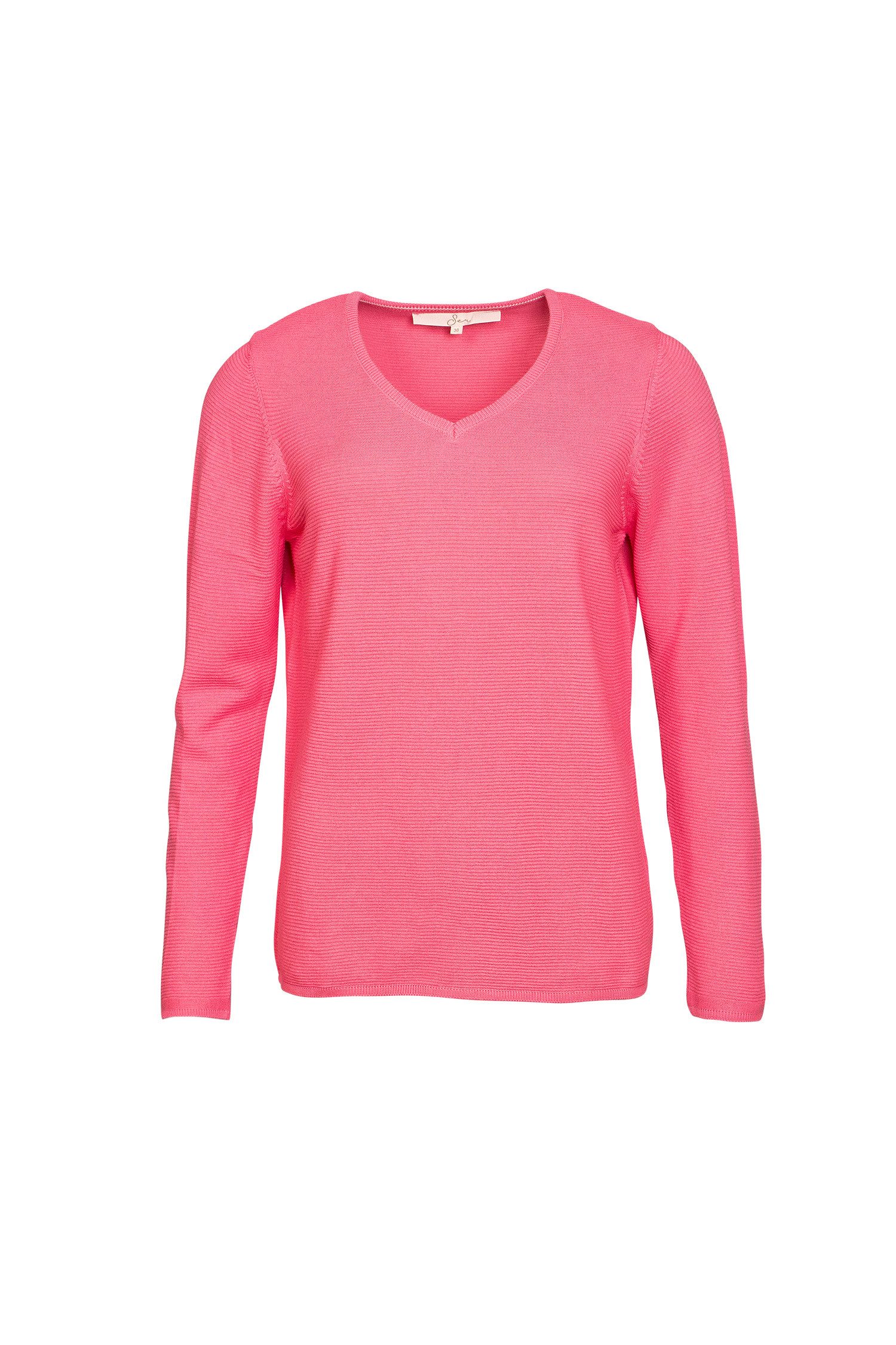 SER V-Ausschnitt-Pullover Schnäppchenpreis! Pullover Feinstrick mit günstig online kaufen