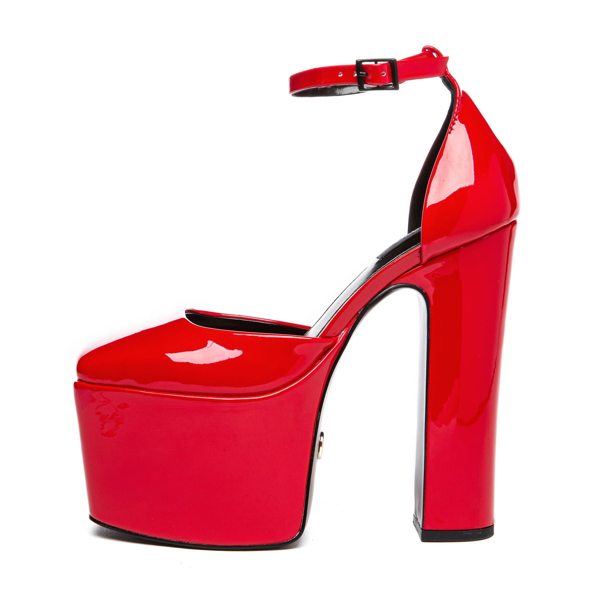 Giaro SKYRISE Plateaupumps 18 cm Absatzhöhe, 8 cm Plateau, veganes Leder