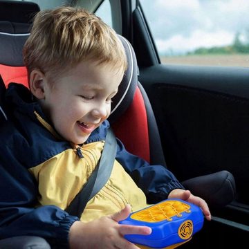 COFI 1453 Fidget-Gadget Fidget Toy Quick Push Bubbles Blau Spielzeug für Kinder und Erwachsene