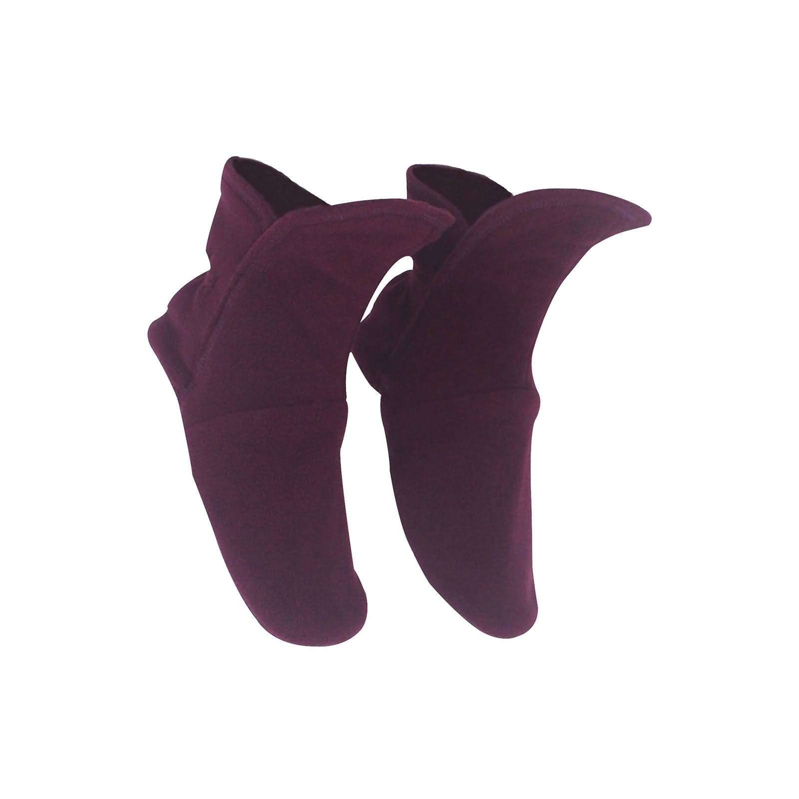 RAIKOU Hausstiefel Haussocken super flauschige Валенки Hausschuh aus Micro Fleece mit ABS und Rutschfester Sohle