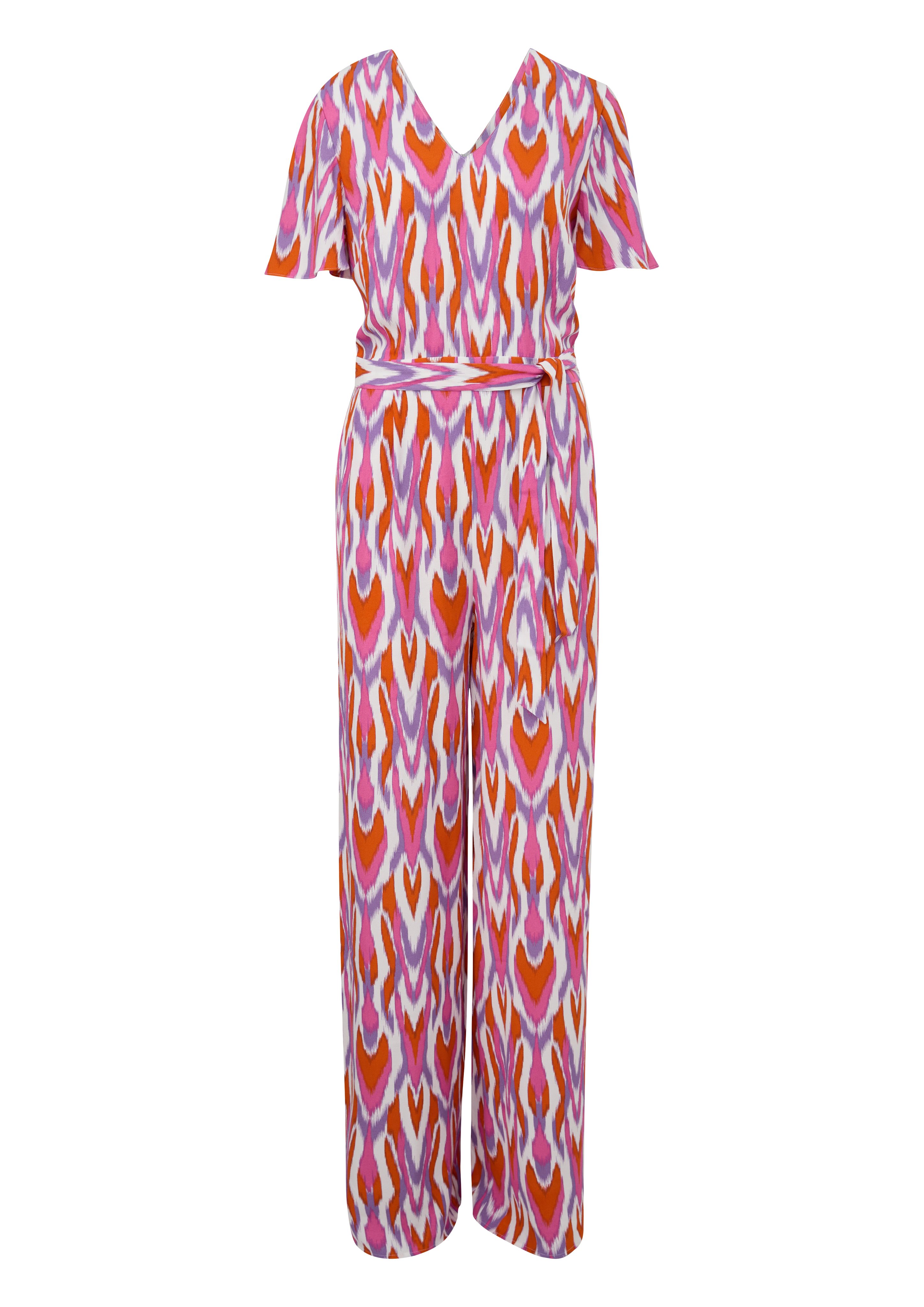 Comma Overall Overall mit Crêpestruktur Blende günstig online kaufen