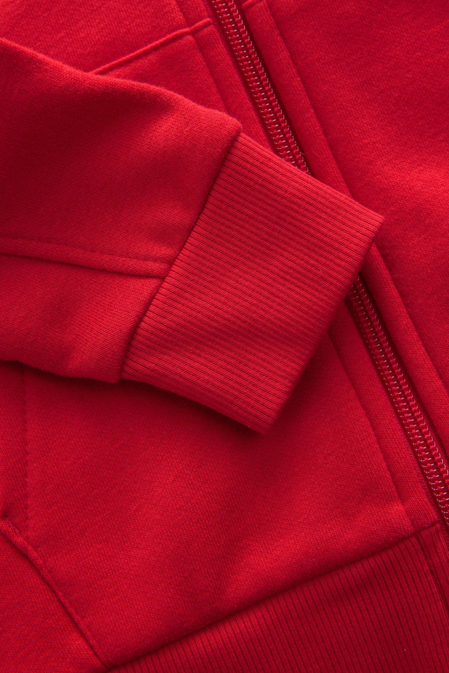 Next Hoodie Basic-Kapuzenjacke mit Reißverschluss (1-tlg) – Bild 4 von 4