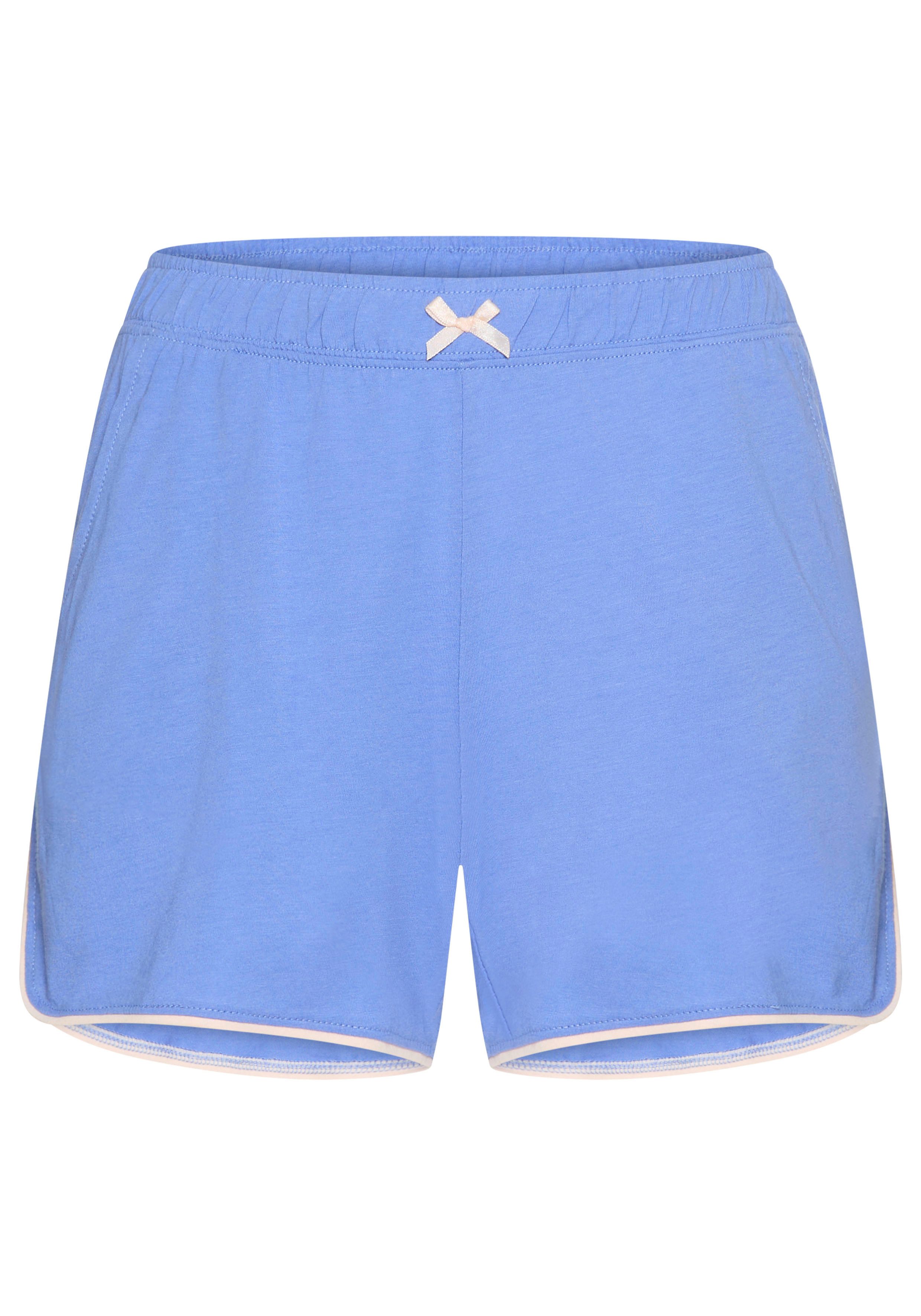 LASCANA Pyjamashorts (1-tlg) mit Kontrastpaspel am Saum