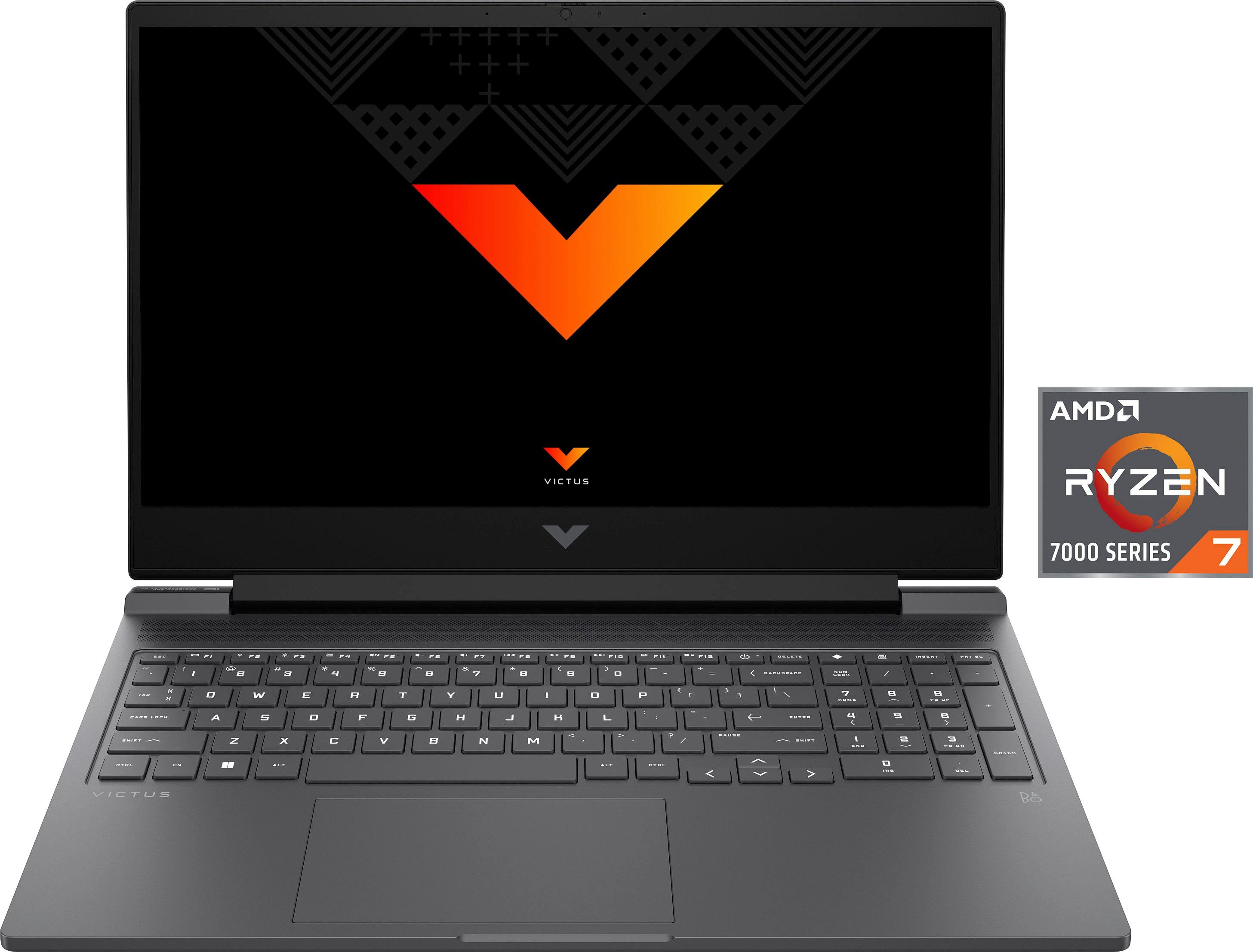 Gaming-Notebook Victus 4060, cm/16,1 Ryzen GB AMD SSD) GeForce RTX (40,9 Zoll, 7 7840HS, 512 HP 16-s0076ng