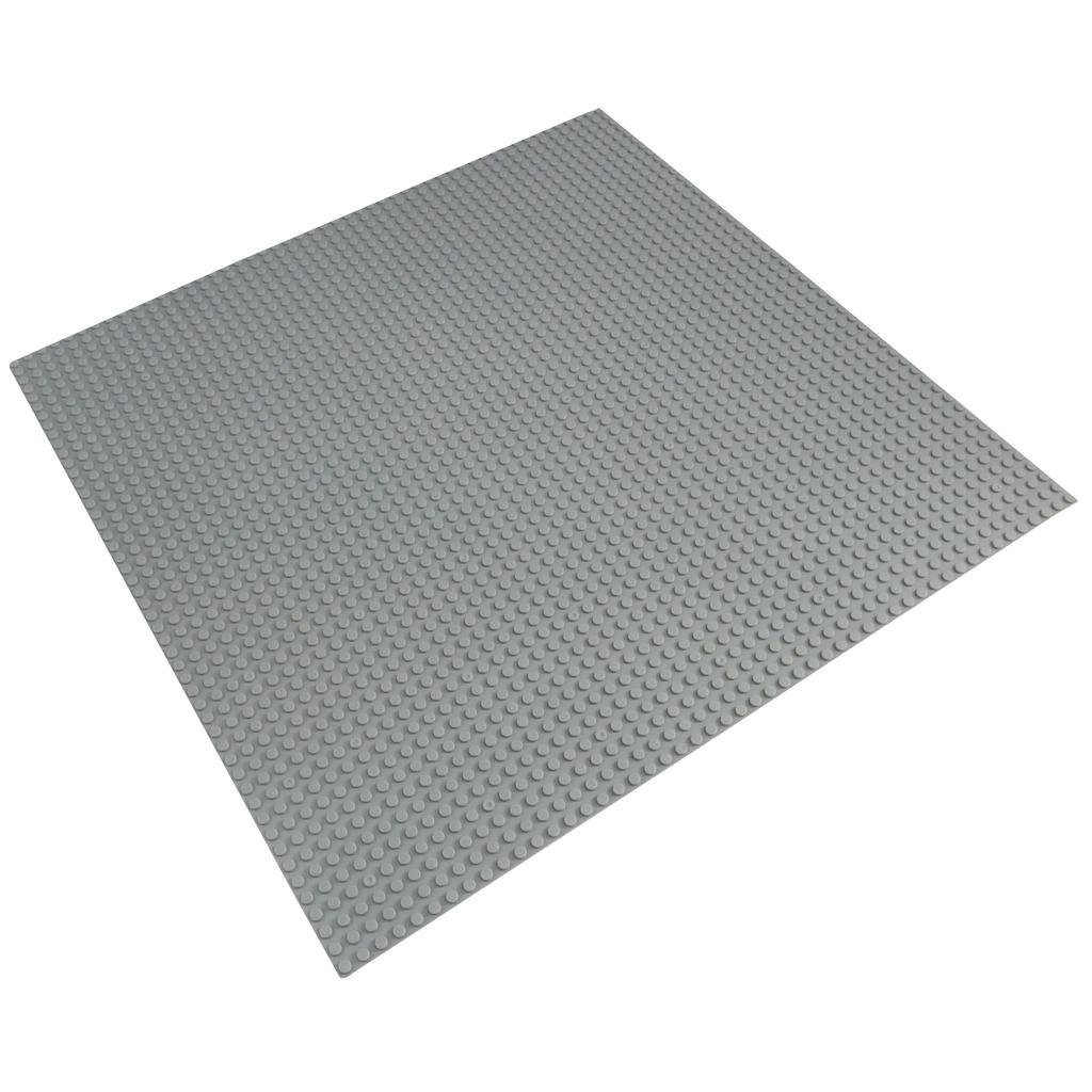 Katara Grundbauplatte 50x50 Noppen, verschiedene Farben Konstruktionsspielsteine, (1er Set), Hell Grau, 100% Kompatibel Sluban, Papimax, Q-Bricks, LEGO®