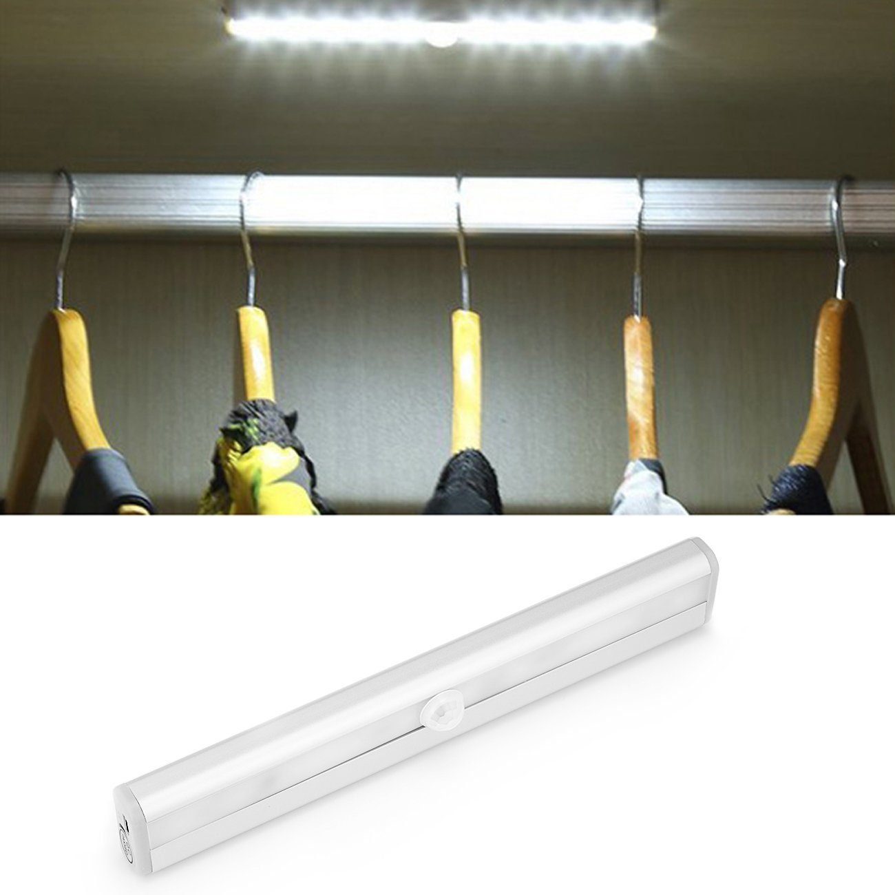 LETGOSPT LED Lichtleiste 2x LED Innenlichtleiste 108 LEDs, 12V LED