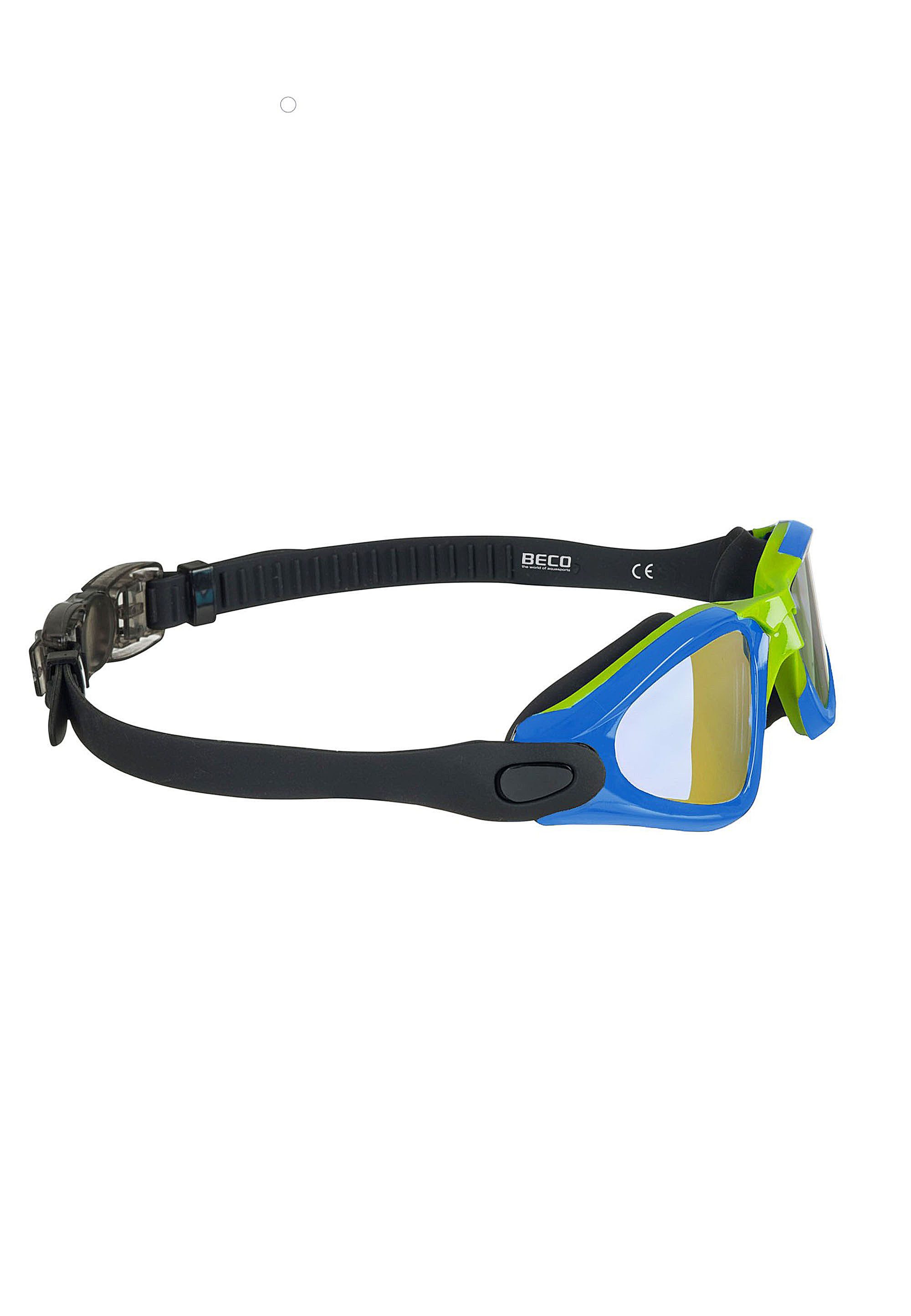 Beco Beermann Taucherbrille CALAIS MIRROR, (1-St), mit verspiegelten Polycarbonat-Linsen
