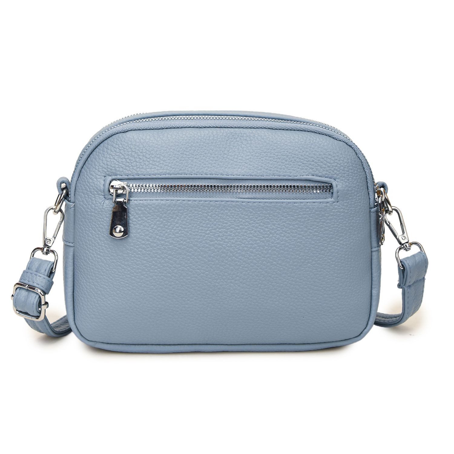 ITALYSHOP24 Schultertasche Damen Tasche Crossbody Handytasche, als Schultertasche, Crossover, Umhängetasche tragbar
