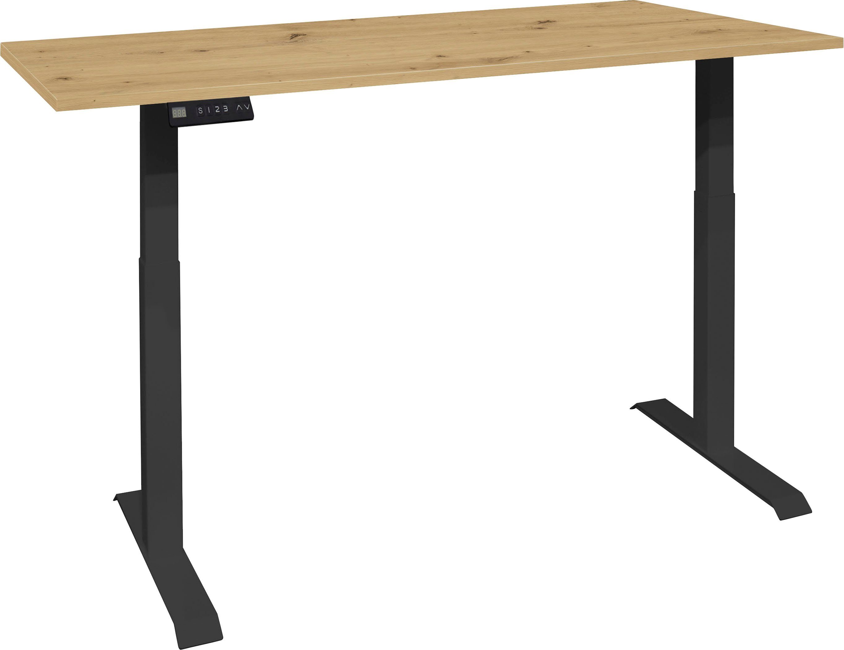 Mäusbacher Schreibtisch Big System Office, Breite 160 cm, elektrisch höhenverstellbar
