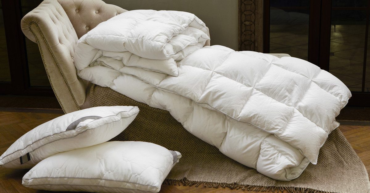 Schlafbio Gänsedaunenbettdecke Warme Winter Gänsedaunen Bettdecke 240x220 cm, Füllung: Neue, weiße Daunen und Federn - Klasse 1. 90% Gänsedaunen, 10% Federn, Bettdecke, Gänsedaunen, Warm, 240x220, Downpass, Allergiker