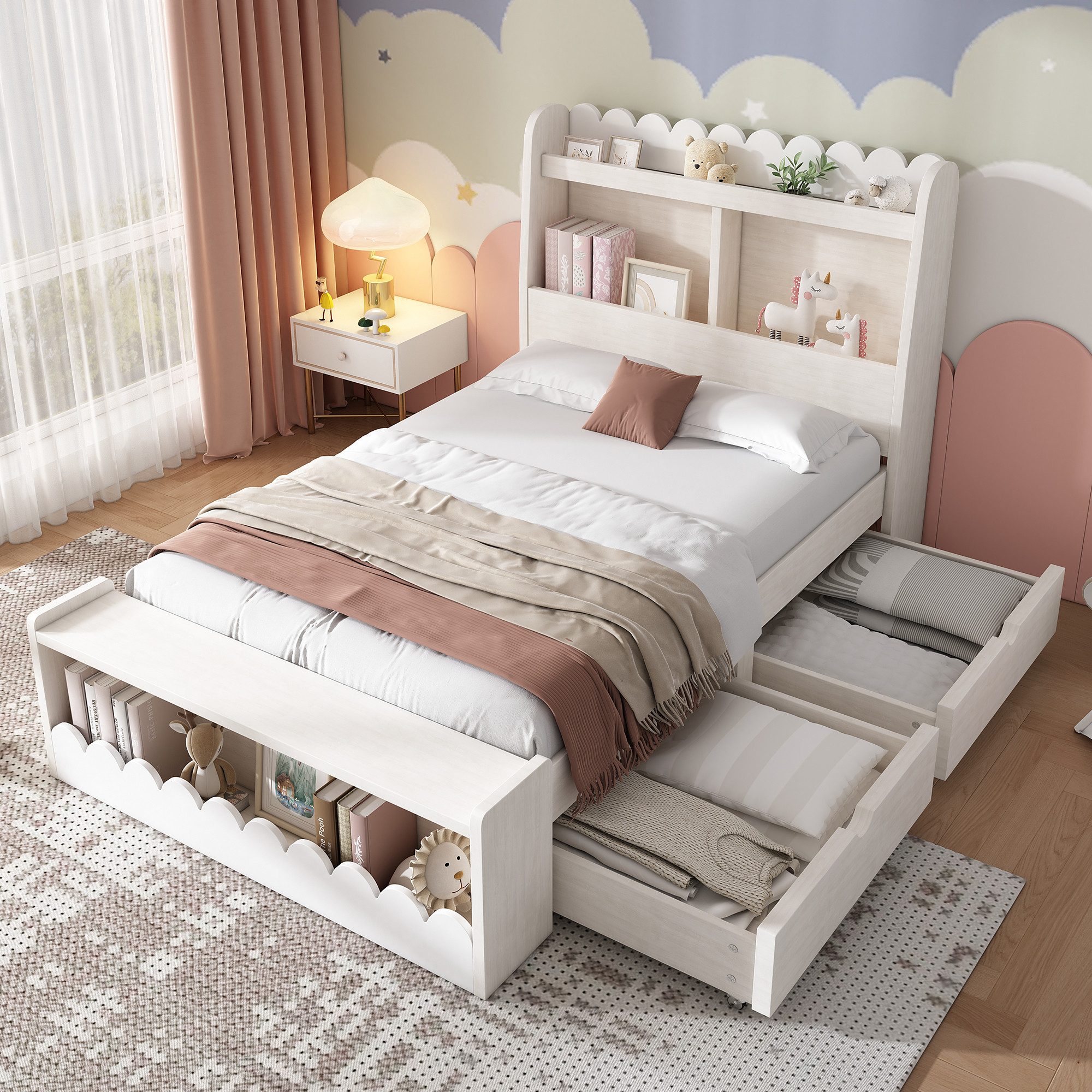 HAUSS SPOLE Kinderbett 90x190 cm mit günstig online kaufen