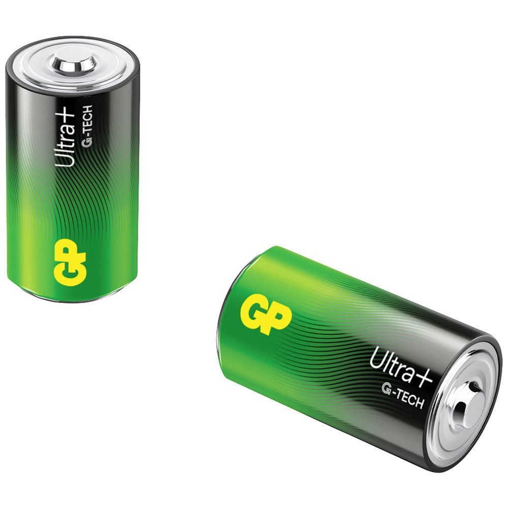 Gp GP Ultra Plus Mono (D)-Batterie Alkali-Mangan 1.5 V 2 St. Batterie