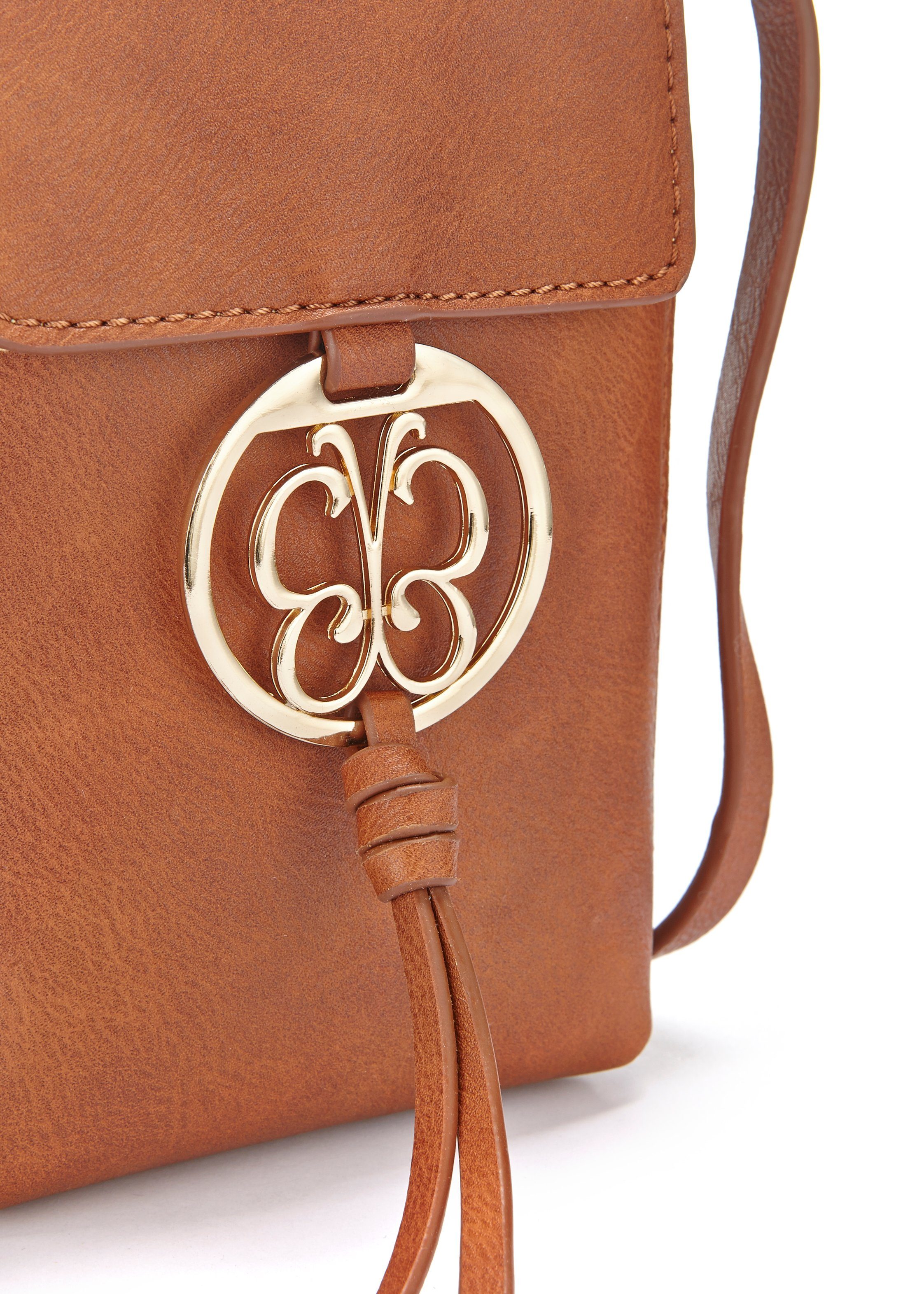 LASCANA Umhängetasche Handytasche, mit Zierschnalle, Minibag, Crossbody Bag VEGAN