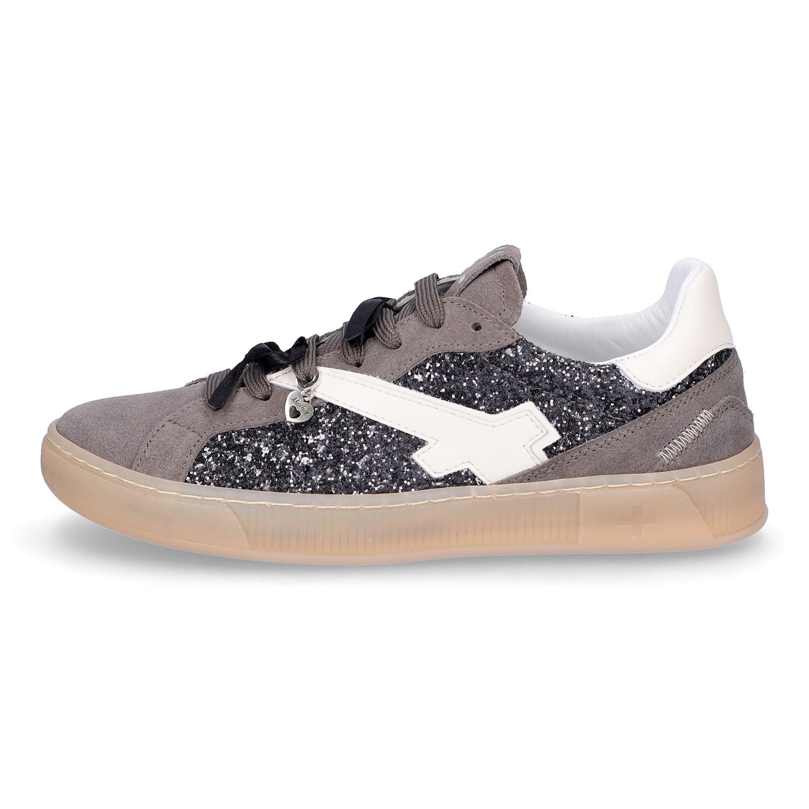 Gio+ Gio+ Damen Sneaker grau Glitzer Sneaker