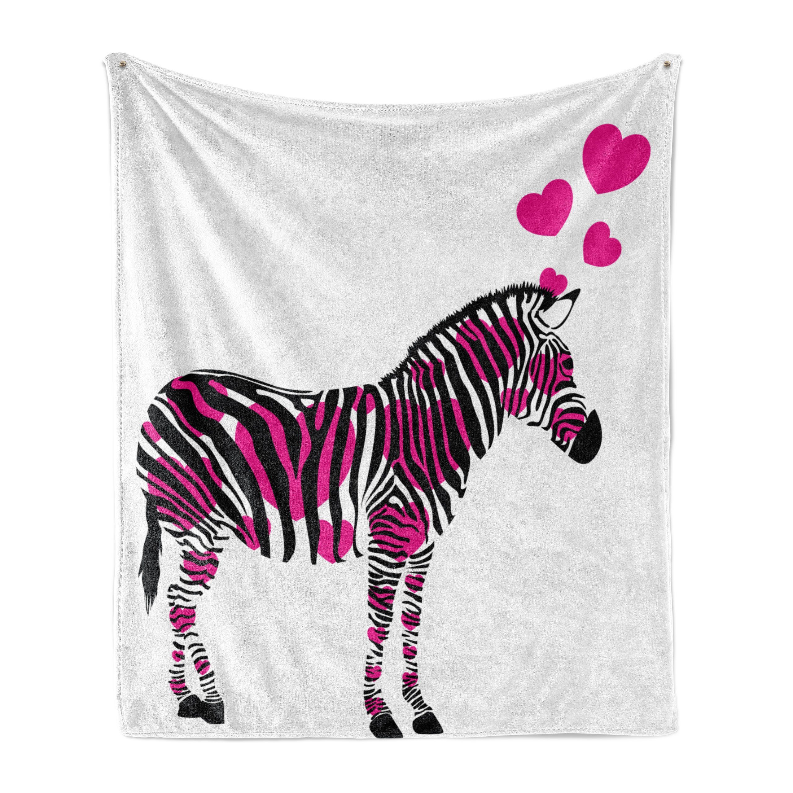 Innen- rosa Tier Plüsch Zebra Gemütlicher den Abakuhaus, Wohndecke und Romantisches Außenbereich, für