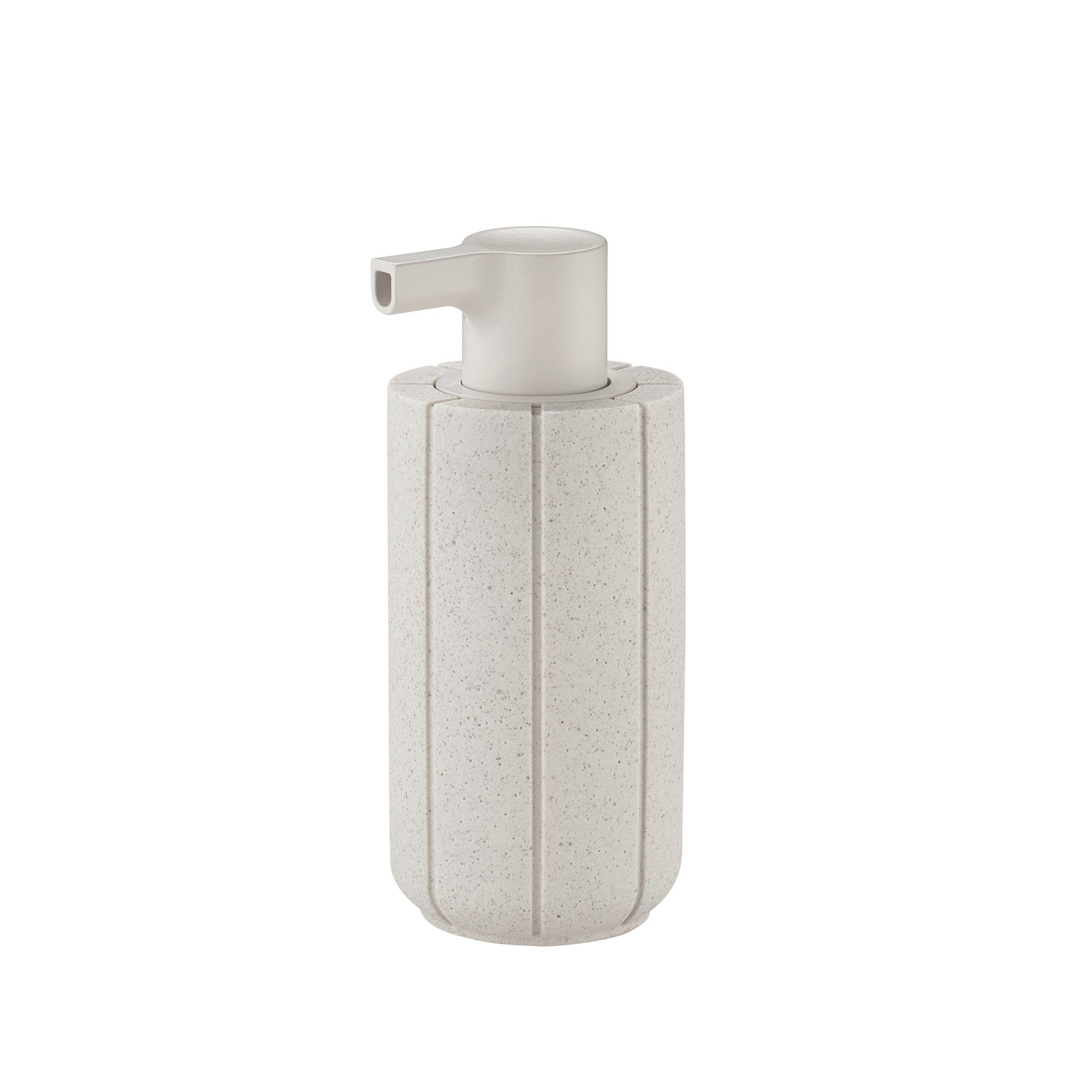 blomus Seifenspender -KUA- Spender, Flüssigseifenspender: modernes Design im Badezimmer, Recyceltes Polyresin, Nachfüllbar, 300ml Volumen, Anton Björsing