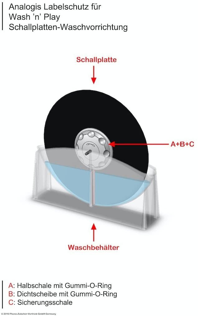 Analogis Manuelle Waschvorrichtung »wash n Play 2« Plattenspieler
