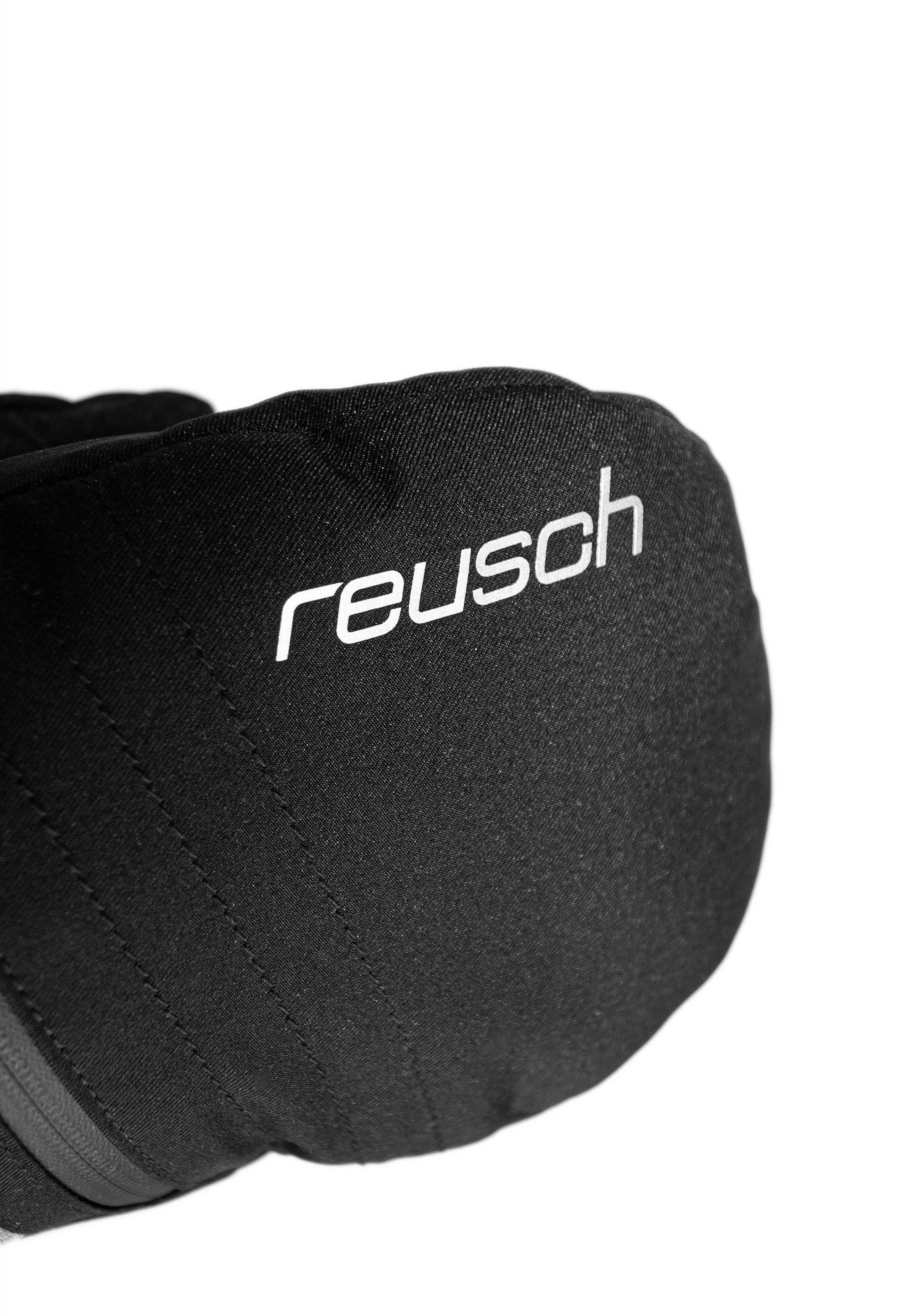 Demi XT Reusch R-TEX® mit Fäustlinge Mitten schwarz-grau praktischer Heizkissentasche