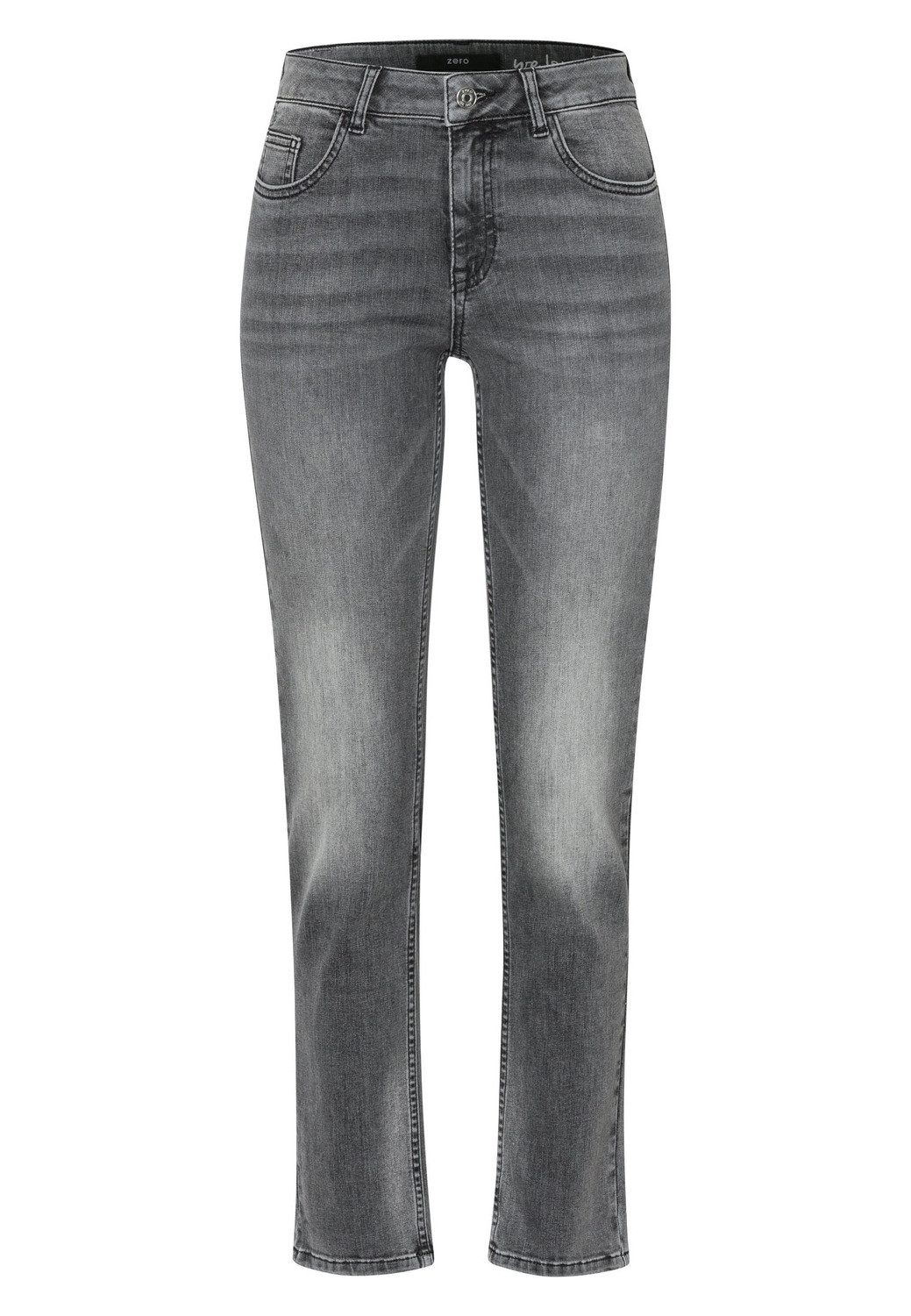 Zero Regular-fit-Jeans zero Denim, Dark Grey Used Denim