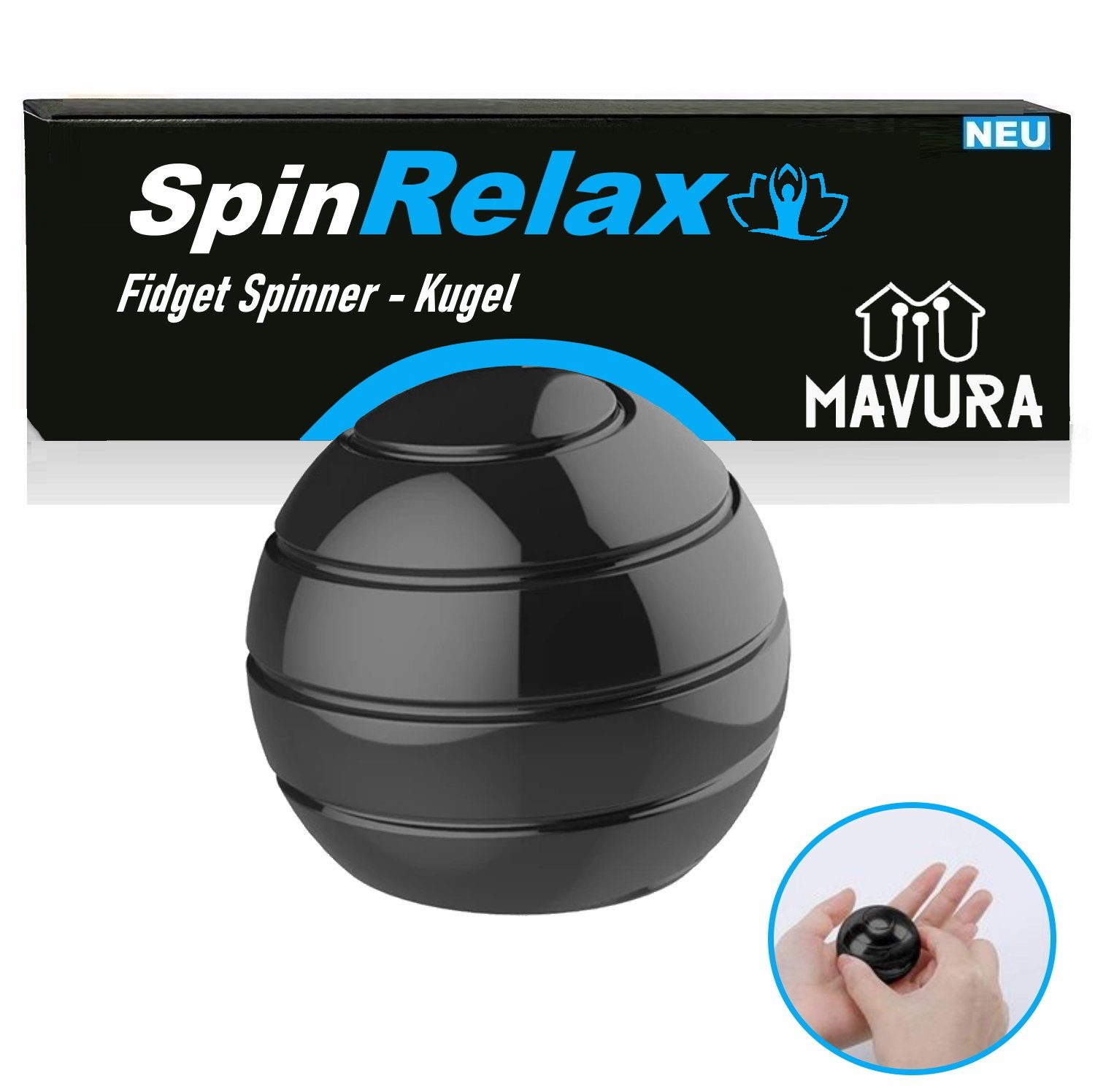 MAVURA Lernspielzeug SpinRelax Kinetic Spinning Ball günstig online kaufen