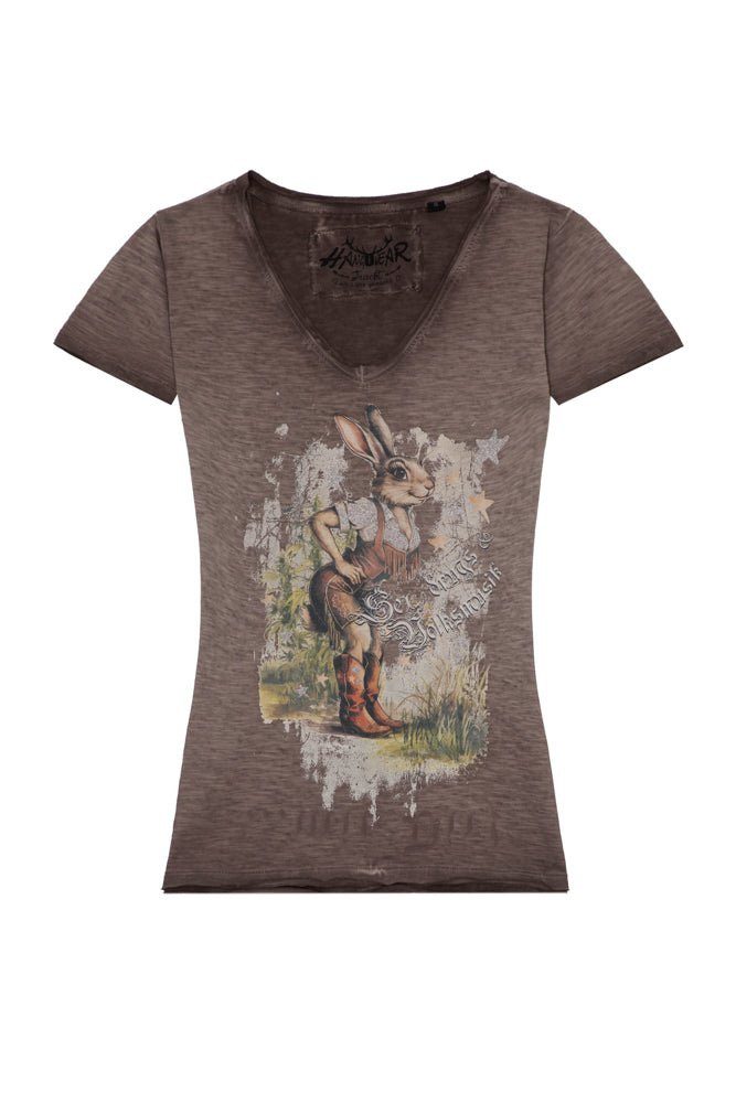 Hangowear T-Shirt Hangowear Damen T-Shirt Gretchen - grau