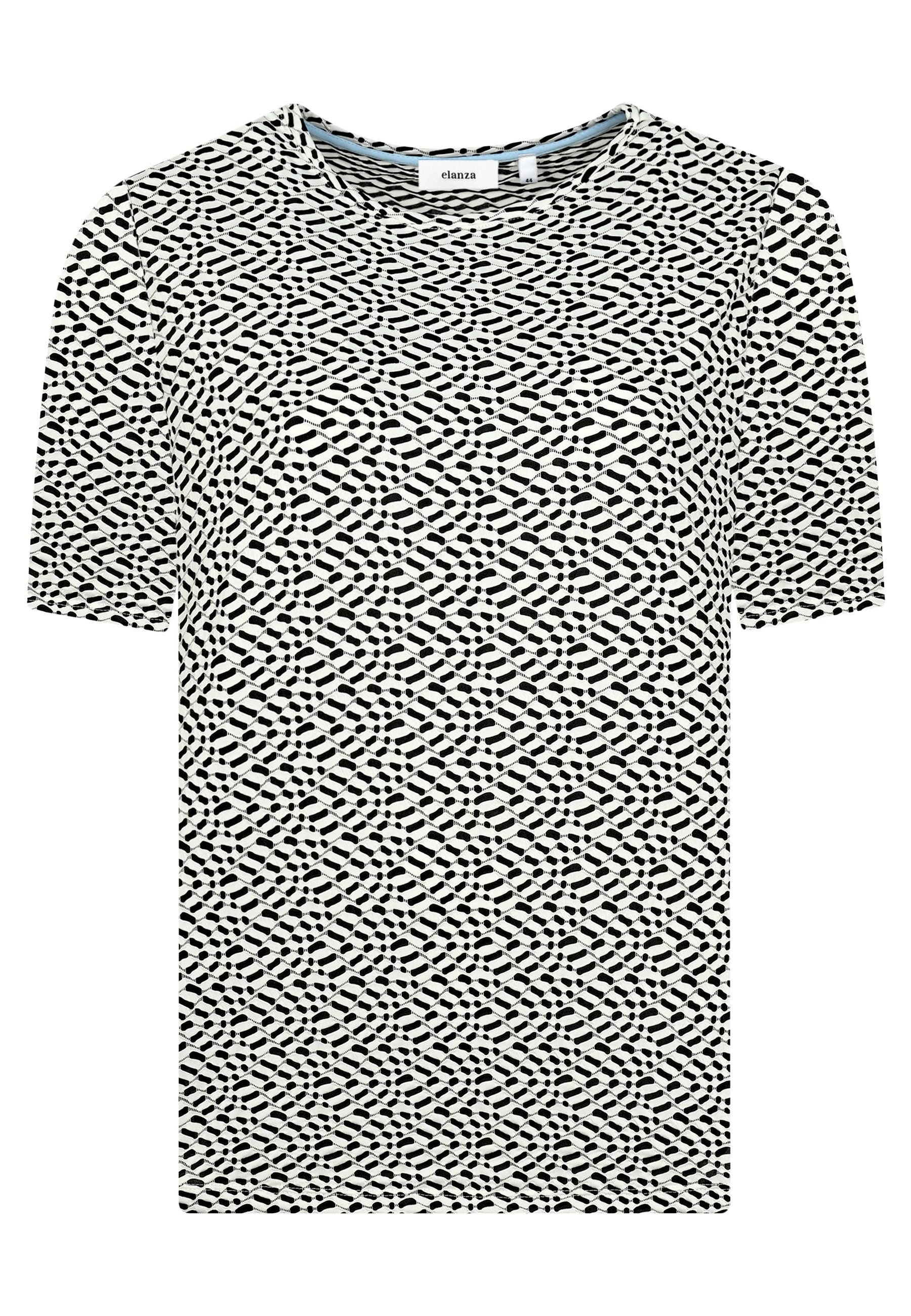 elanza T-Shirt Shirt Structure - 21/black-white günstig online kaufen