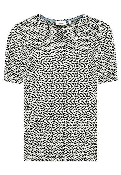 elanza T-Shirt Shirt Structure - 21/black-white (1-tlg)