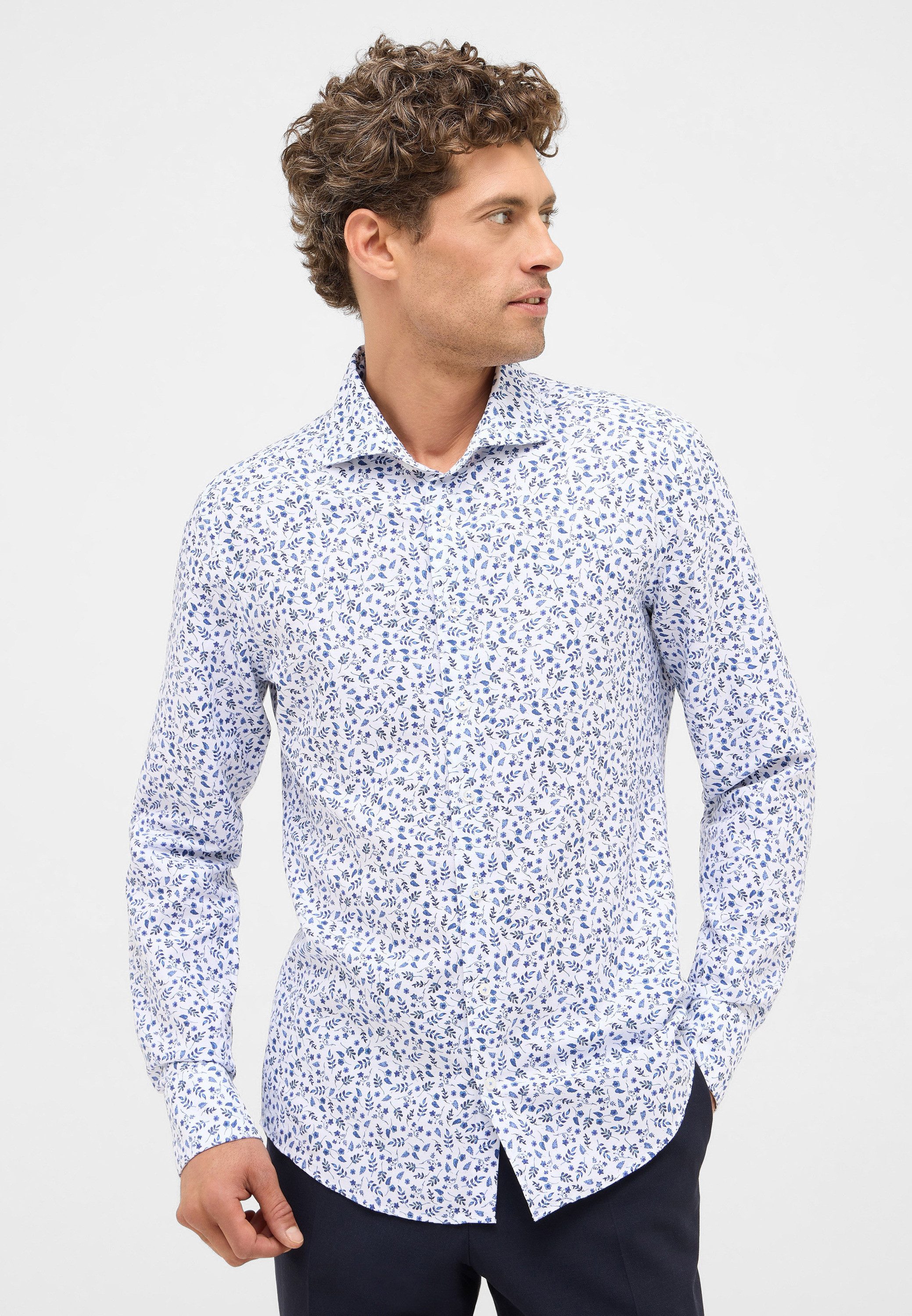 Eterna Langarmhemd SLIM FIT EASY IRON (bügelleicht) günstig online kaufen